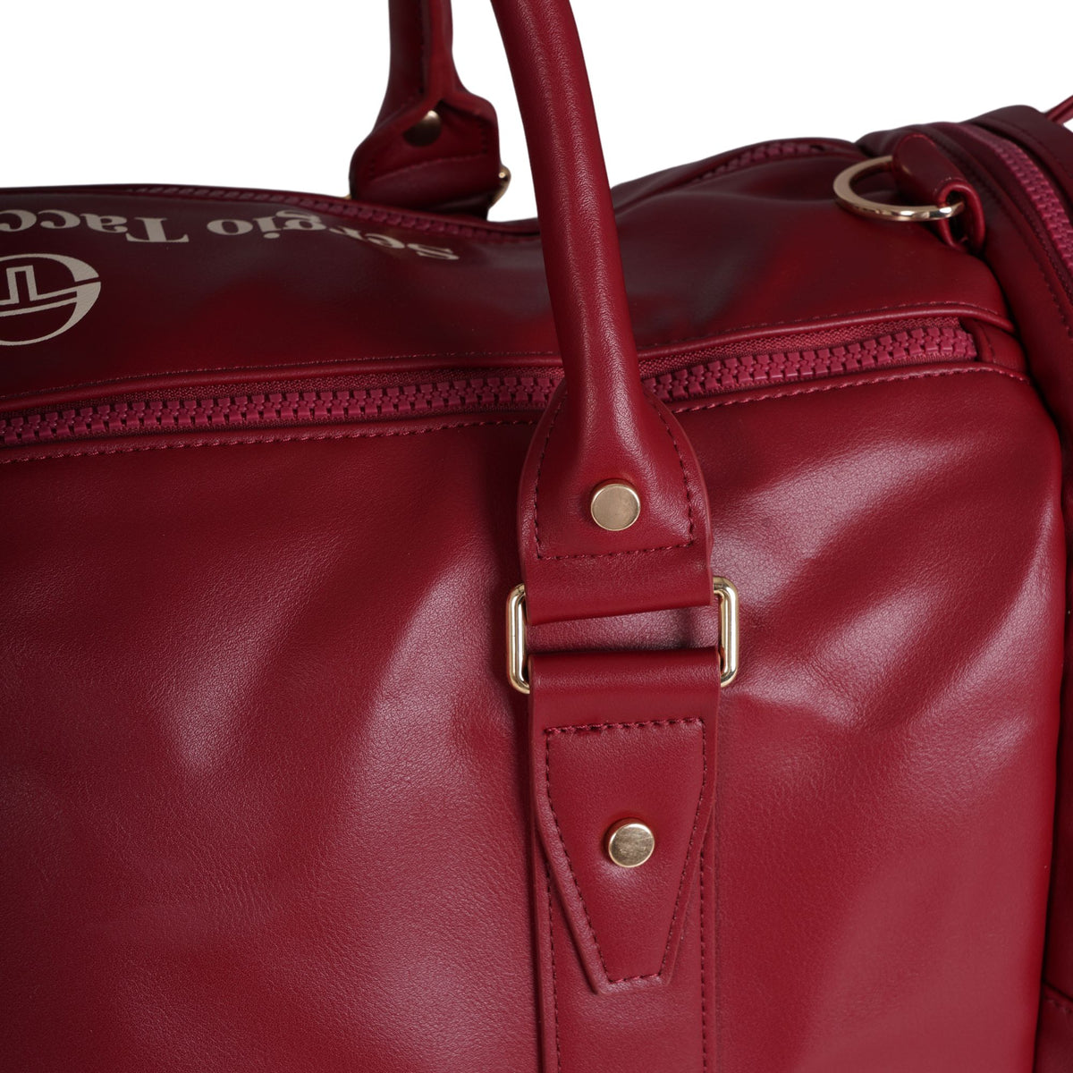 Sergio Tacchini x Stuarts x Stuarts Jorno Gym Holdall - Merlot/Buttercream