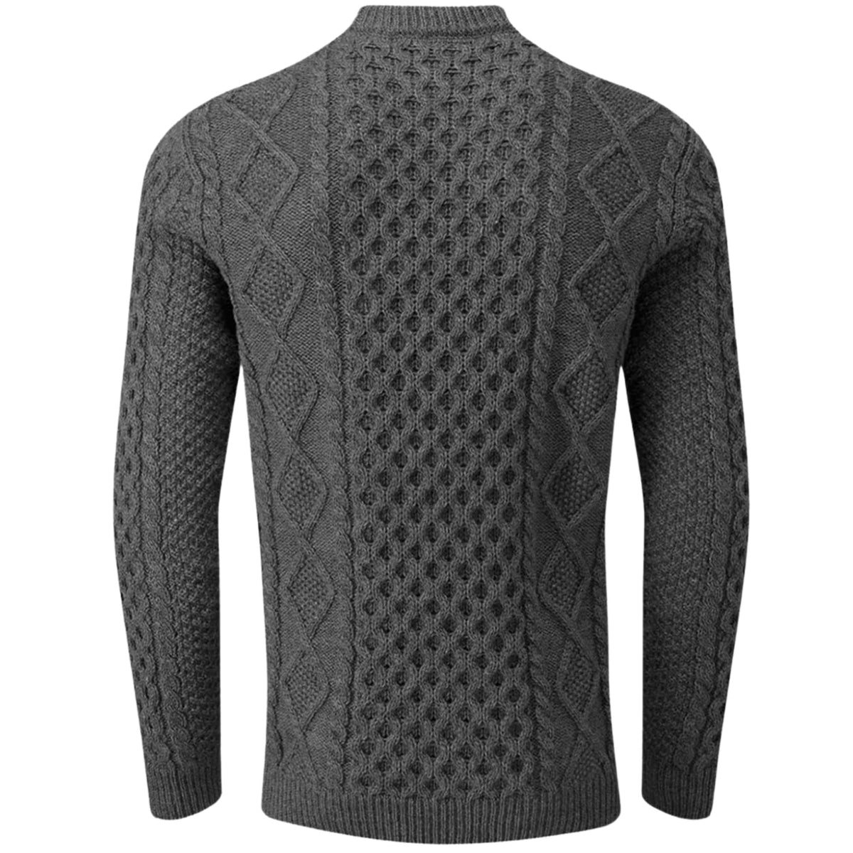 Gloverall Aran Jumper - Grey
