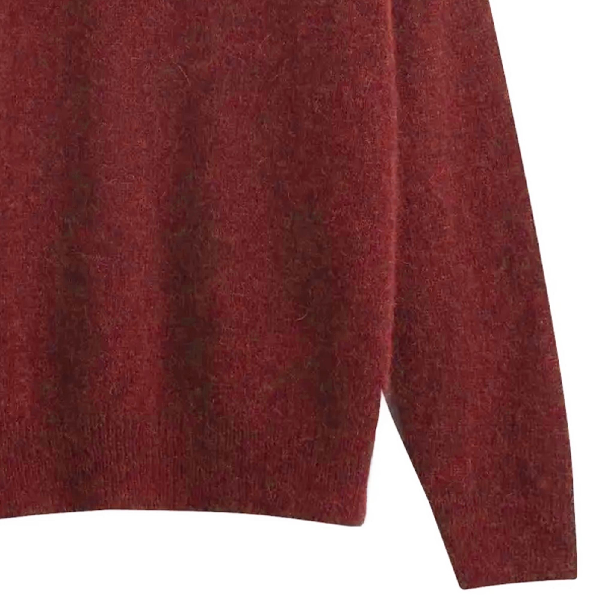Universal Works Lyon Crew Alpaca Knit - Deep Orange