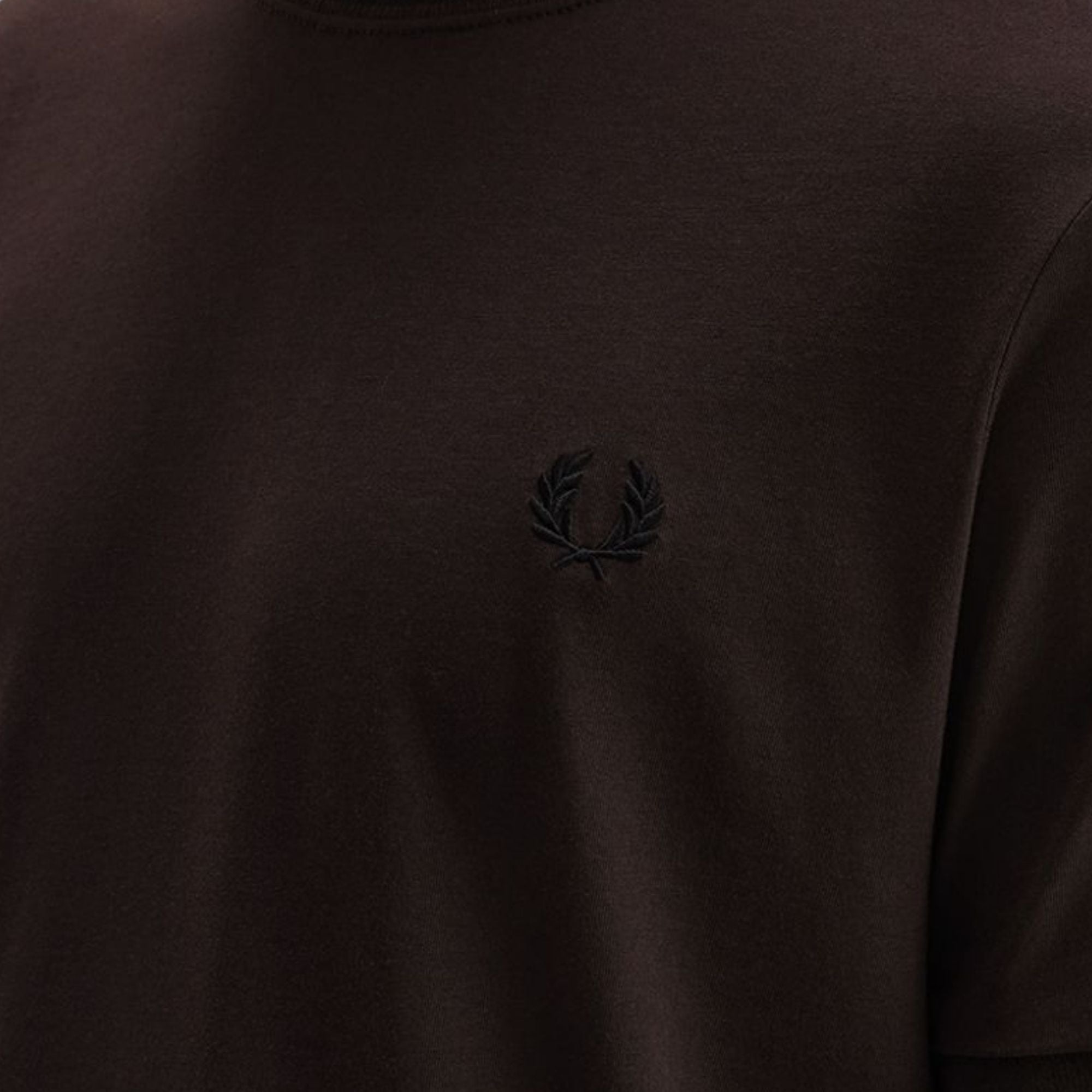 Fred Perry Twin Tipped T-Shirt - Rich Brown