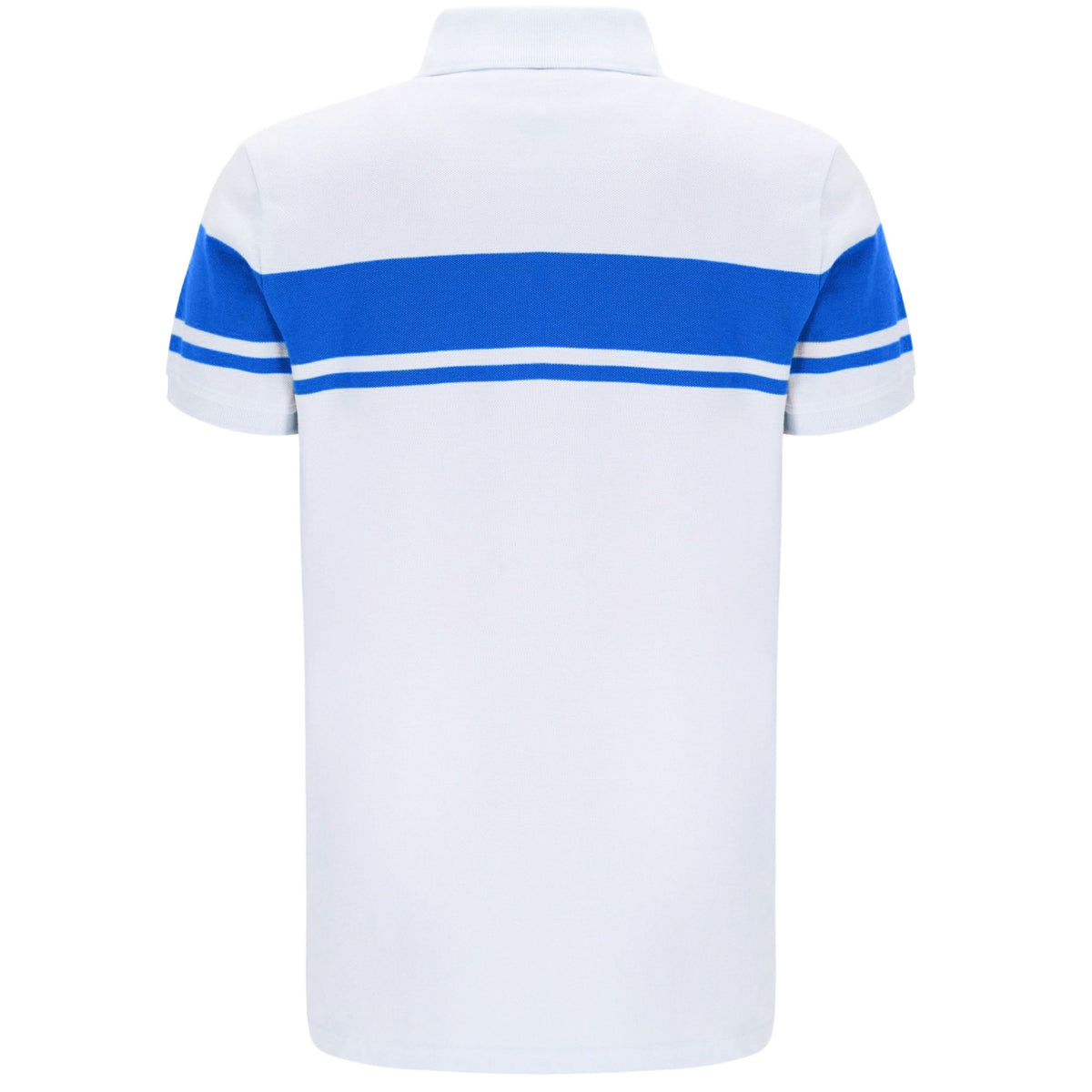 Sergio Tacchini Youngline Polo Shirt - White/Princess Blue