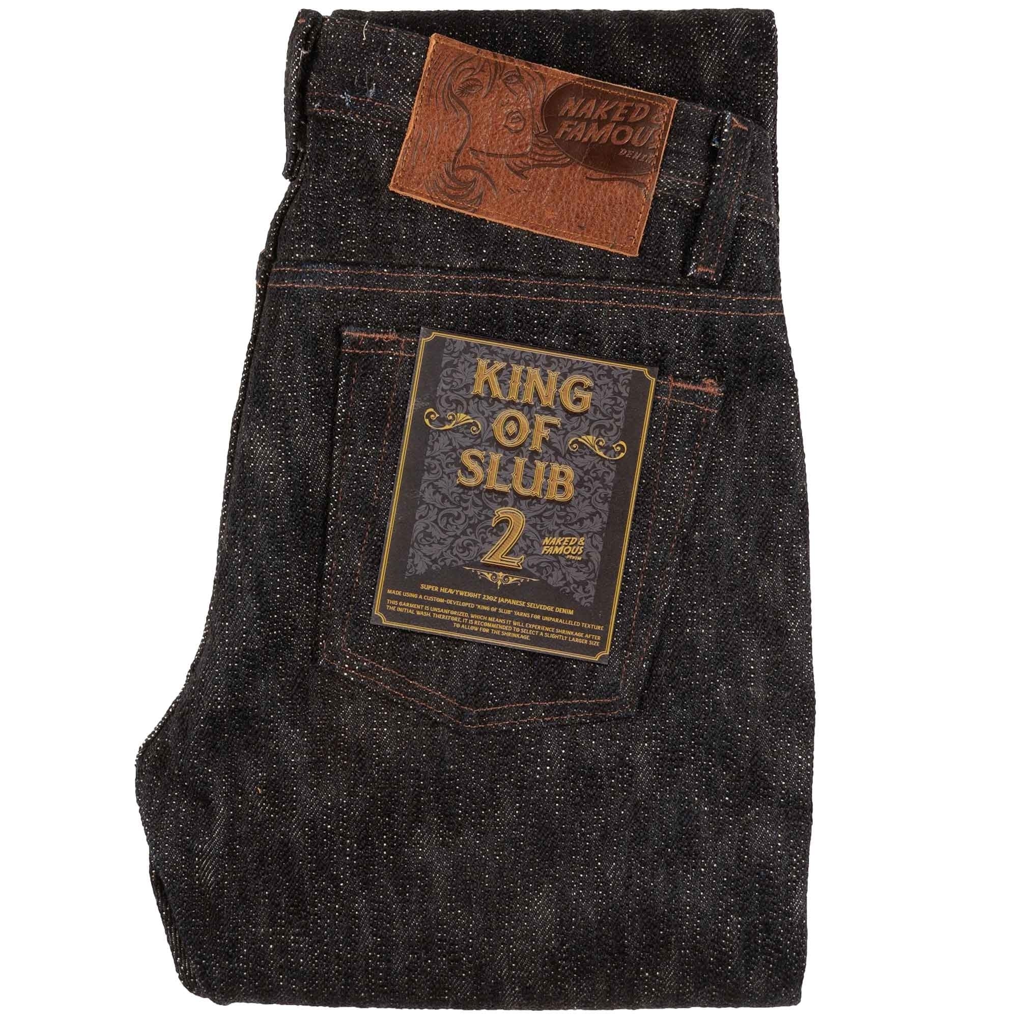 Naked and Famous Denim Weird Guy King Of Slub 2 - Indigo