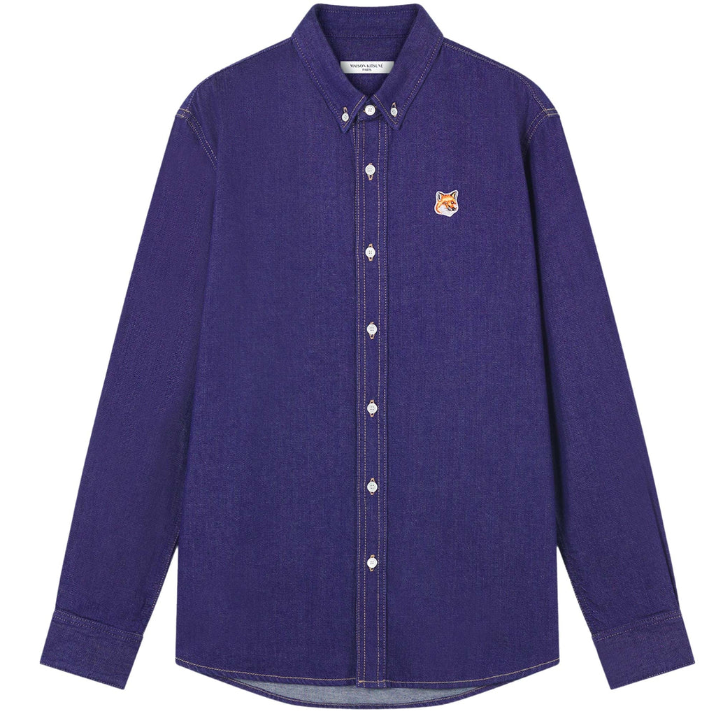 Maison Kitsune BD Casual Shirt - Indigo