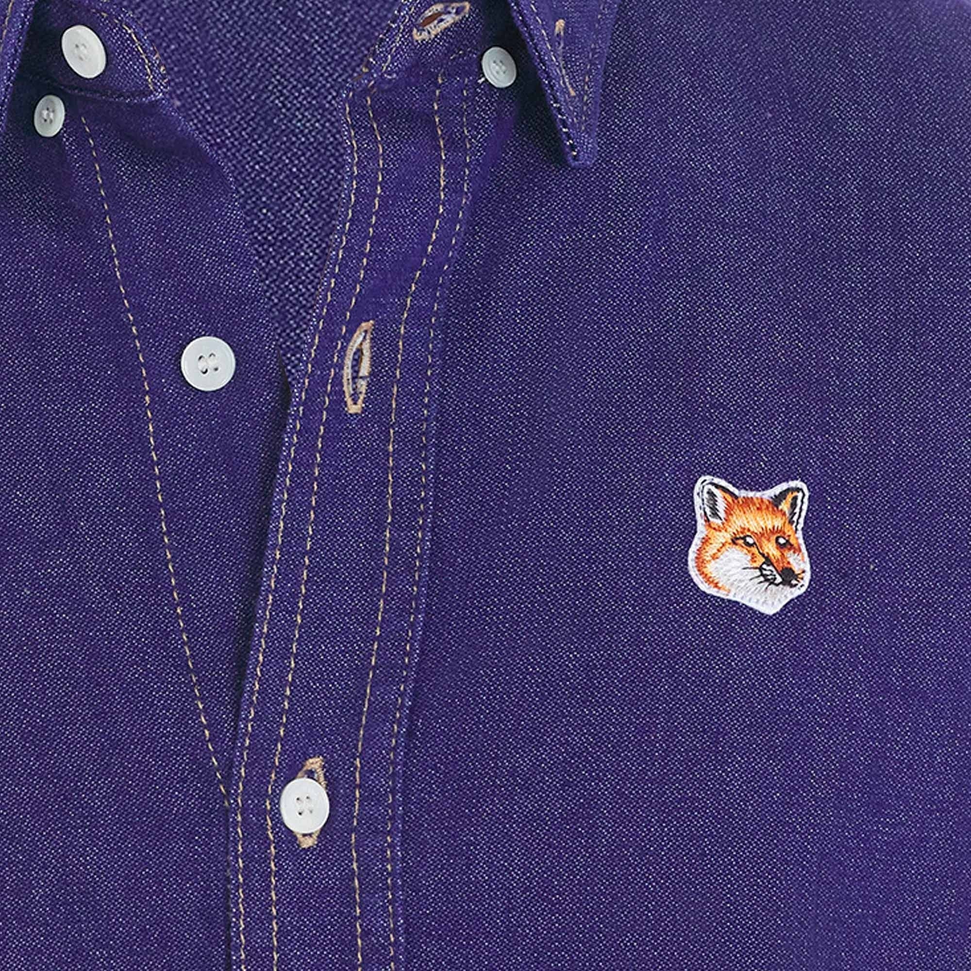 Maison Kitsune BD Casual Shirt - Indigo