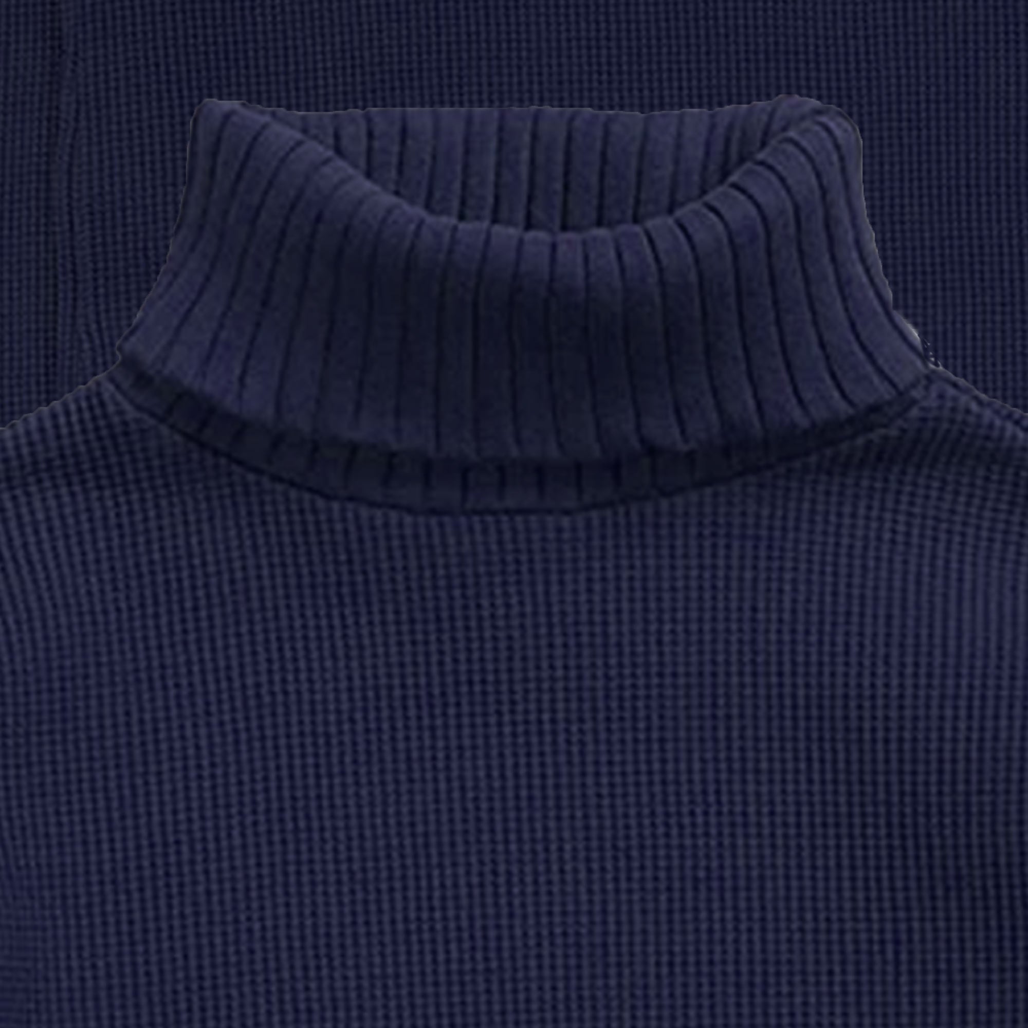 Nigel Cabourn Waffle Turtleneck - Dark Navy – Stuarts London