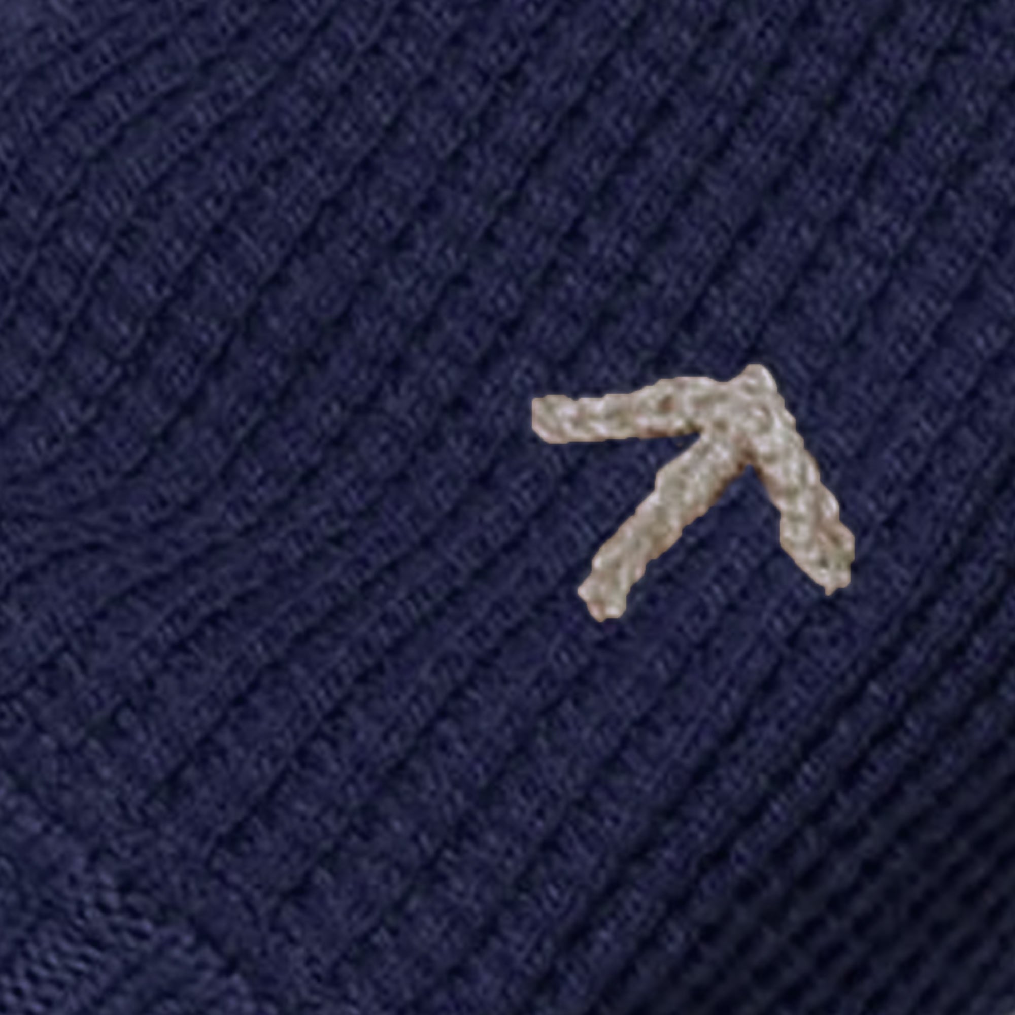 Nigel Cabourn Waffle Turtleneck - Dark Navy