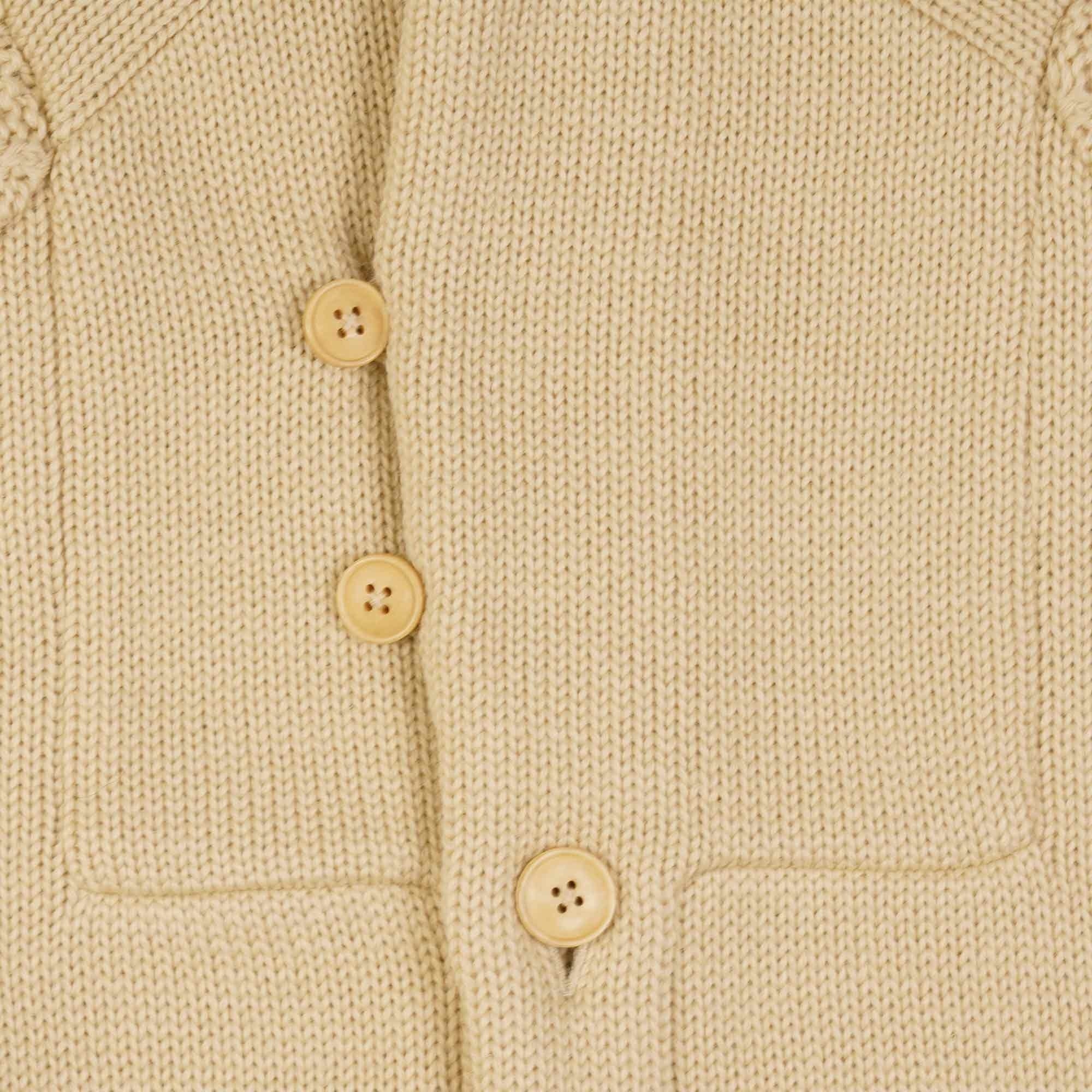 Nigel Cabourn Fisherman Cardigan - Ivory