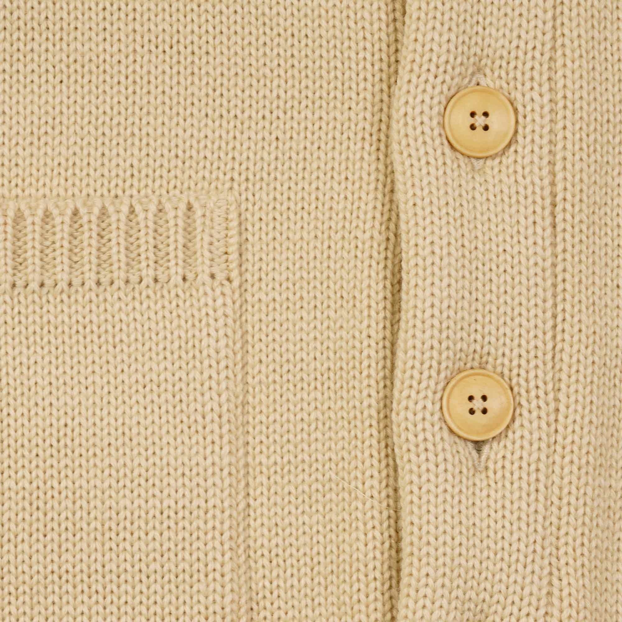 Nigel Cabourn Fisherman Cardigan - Ivory
