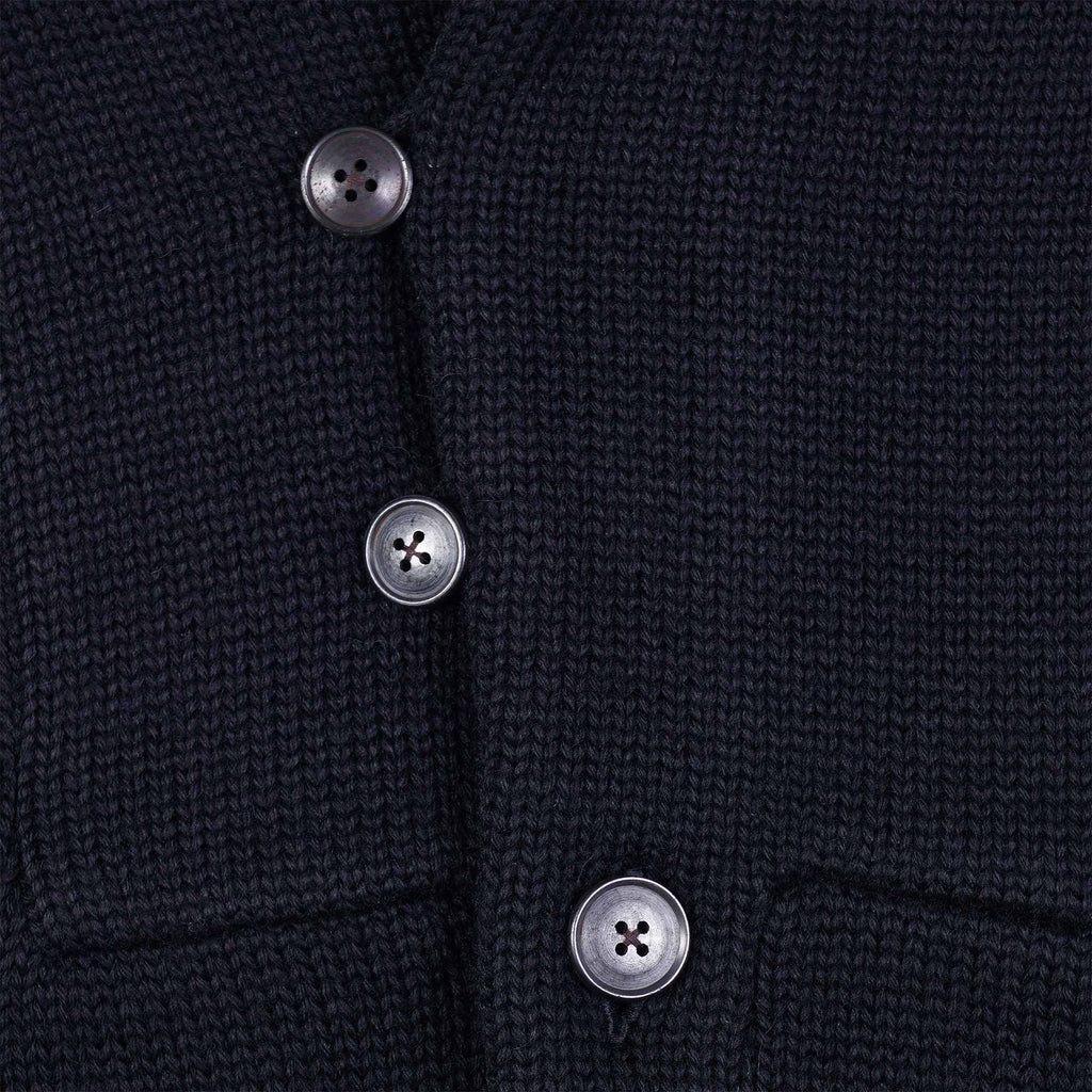 Nigel Cabourn Fisherman Cardigan - Dark Navy