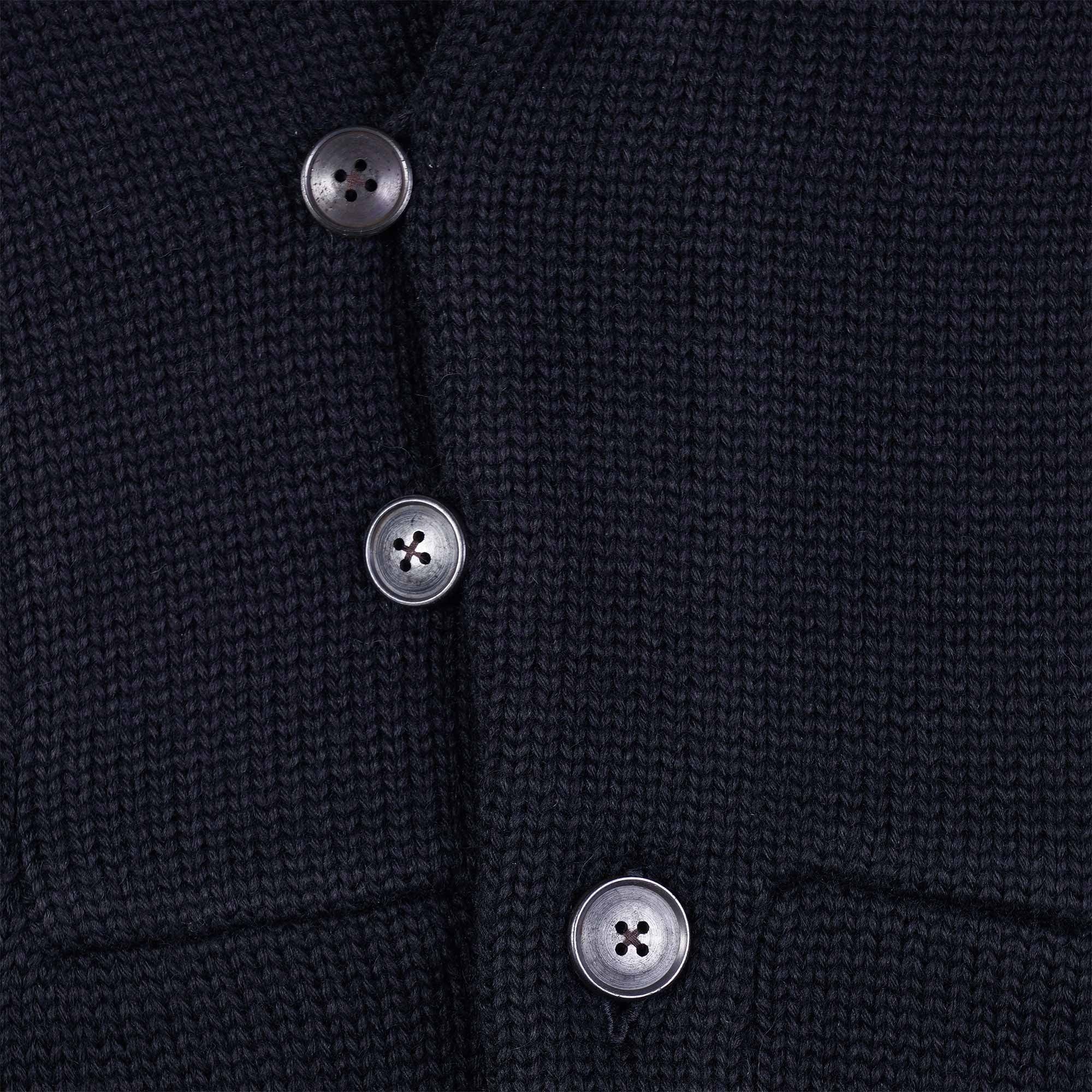 Nigel Cabourn Fisherman Cardigan - Dark Navy