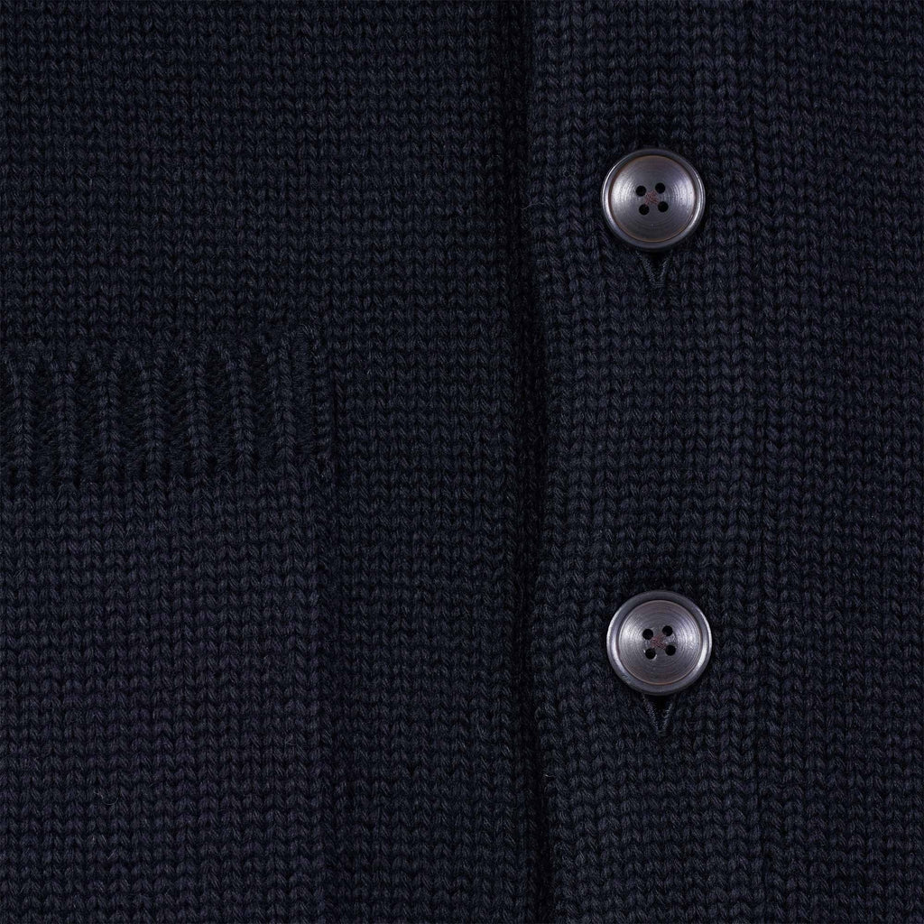Nigel Cabourn Fisherman Cardigan - Dark Navy