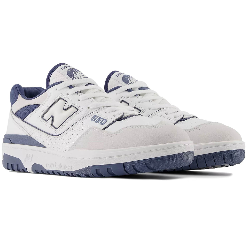 New Balance Unisex 550s - White and Navy