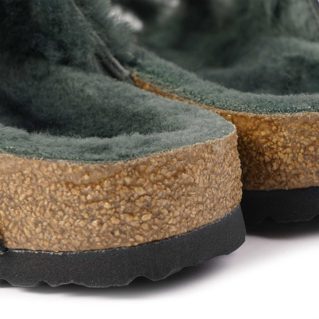Birkenstock Womens Florida Shearling Sandals - Thyme