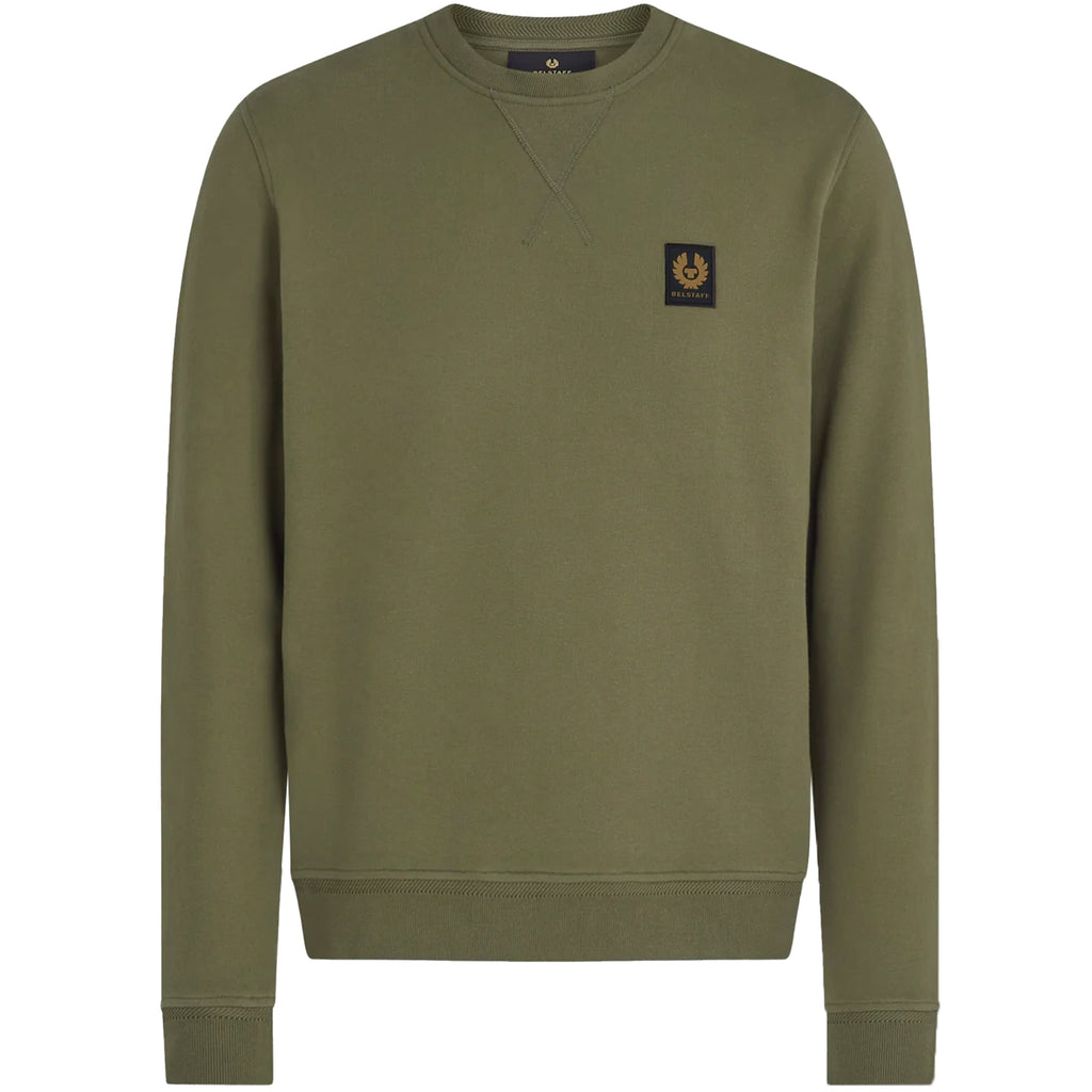 Belstaff Crew Neck Sweatshirt - True Olive