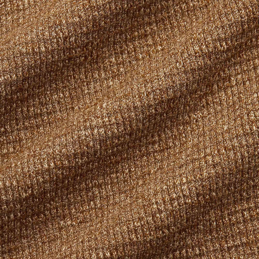 RRL by Ralph Lauren Waffle-Knit Henley Shirt - Khaki