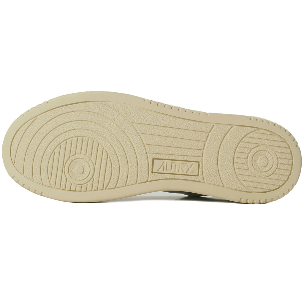 Autry Womens Medalist Low Sneaker - White and Green