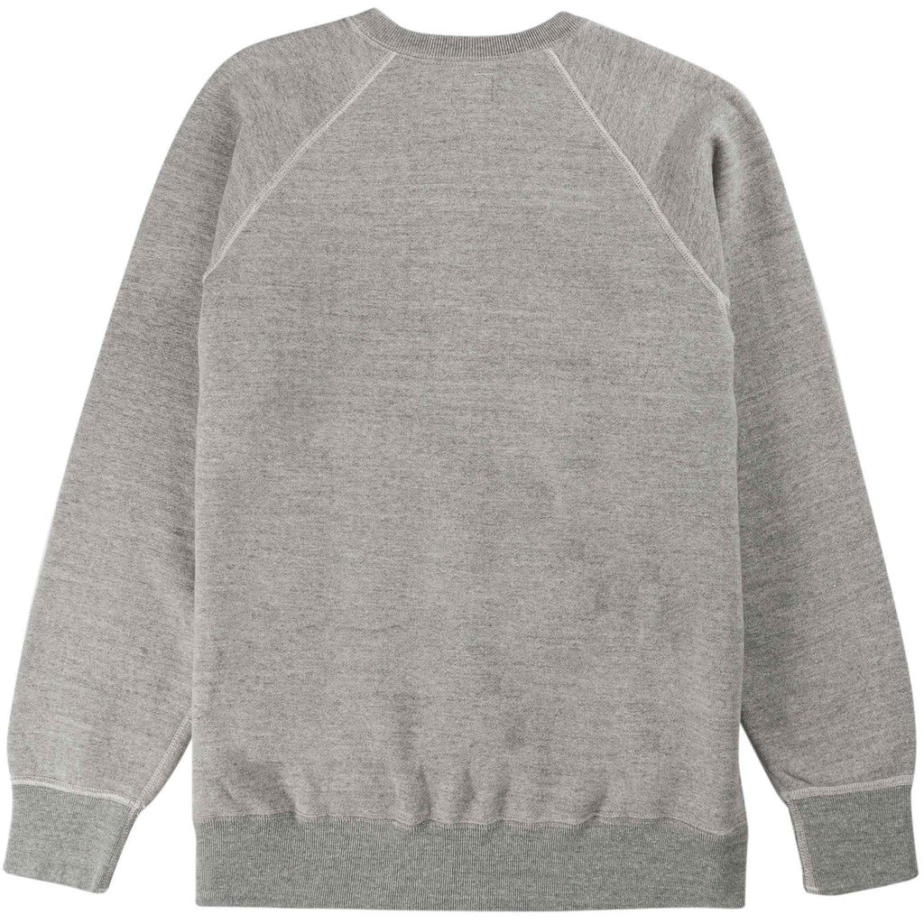 Loop Wheel Crew Neck Sweatshirt - Heather Grey