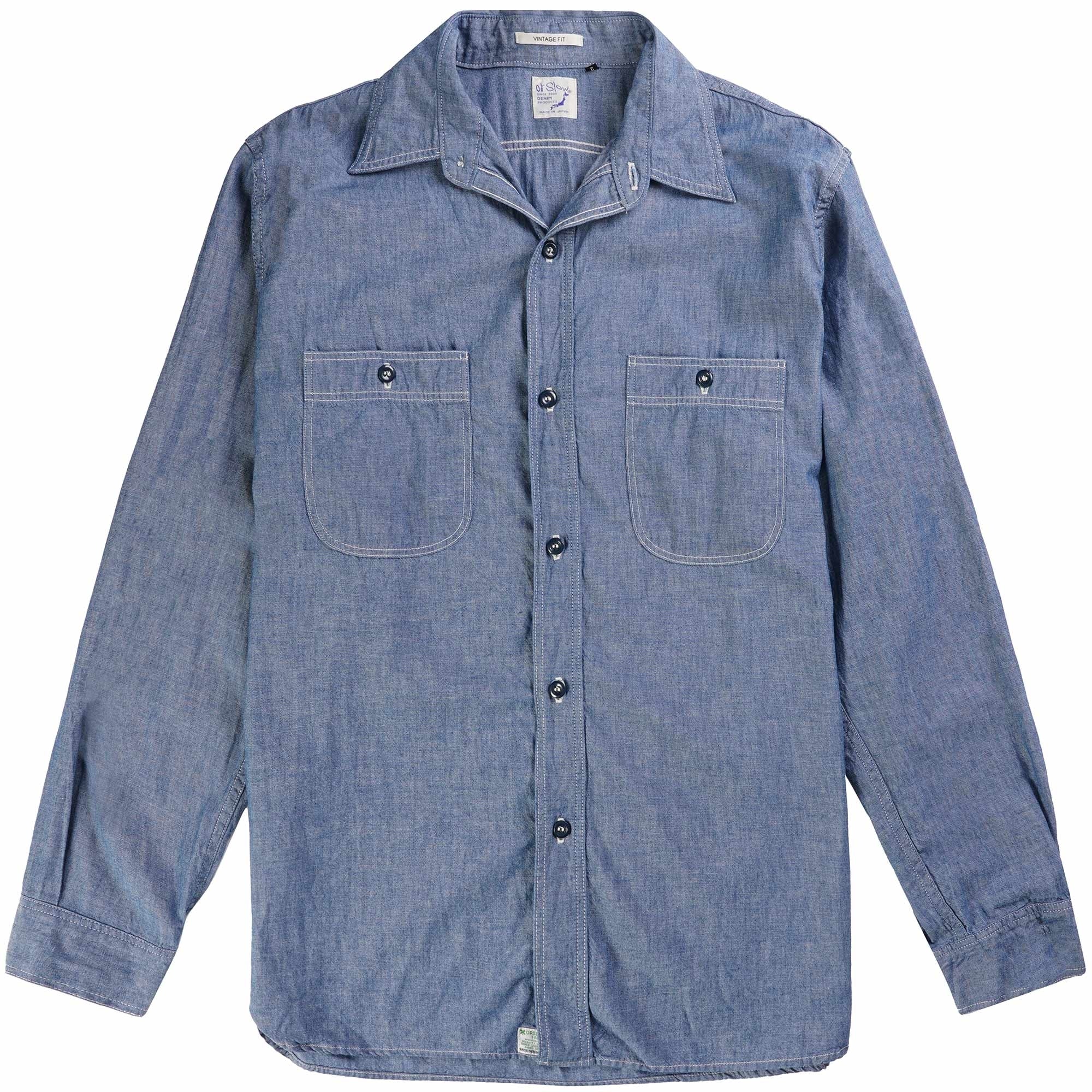 OrSlow Work Shirt - Chambray