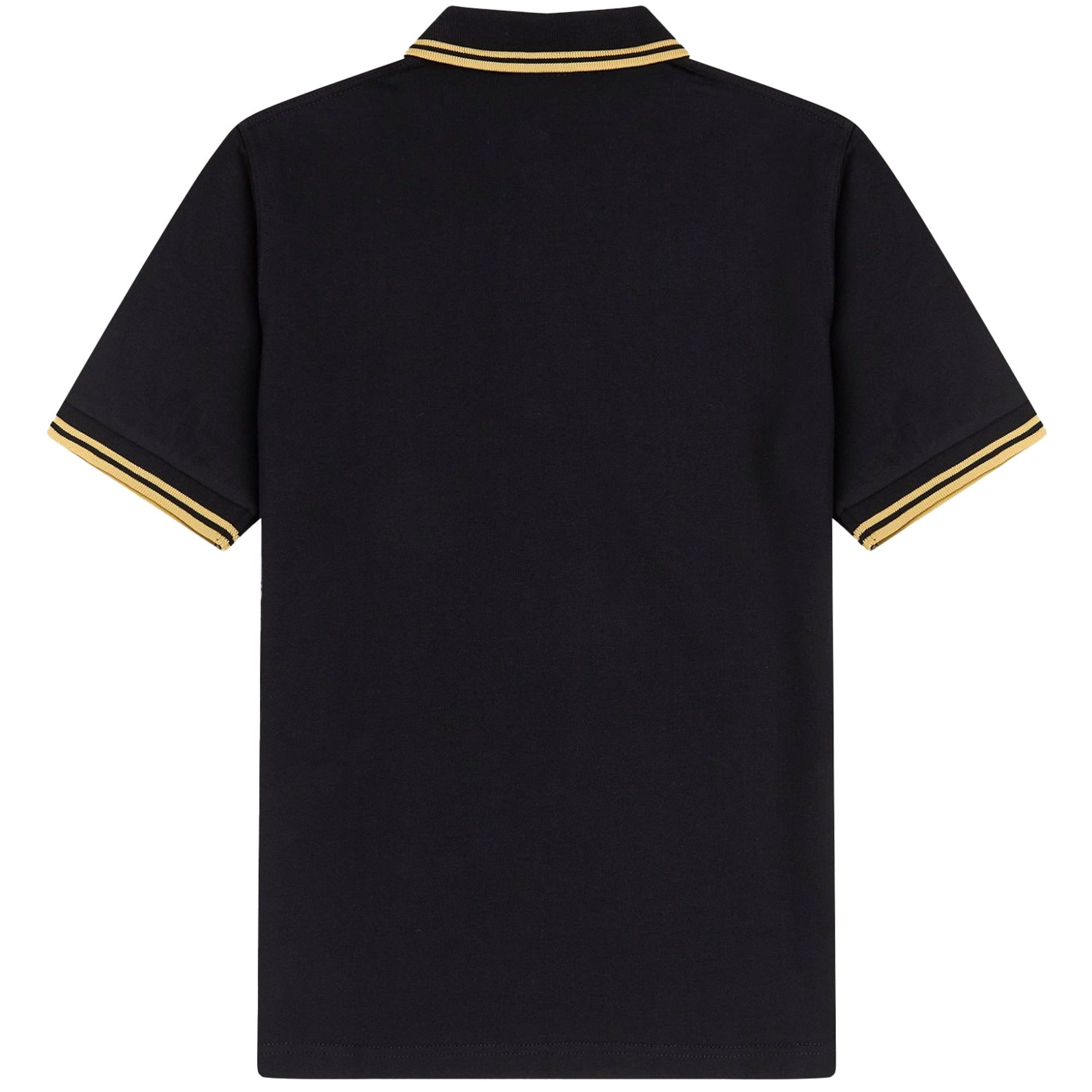 Fred Perry Reissues Twin Tipped Polo Shirt - Black & Gold
