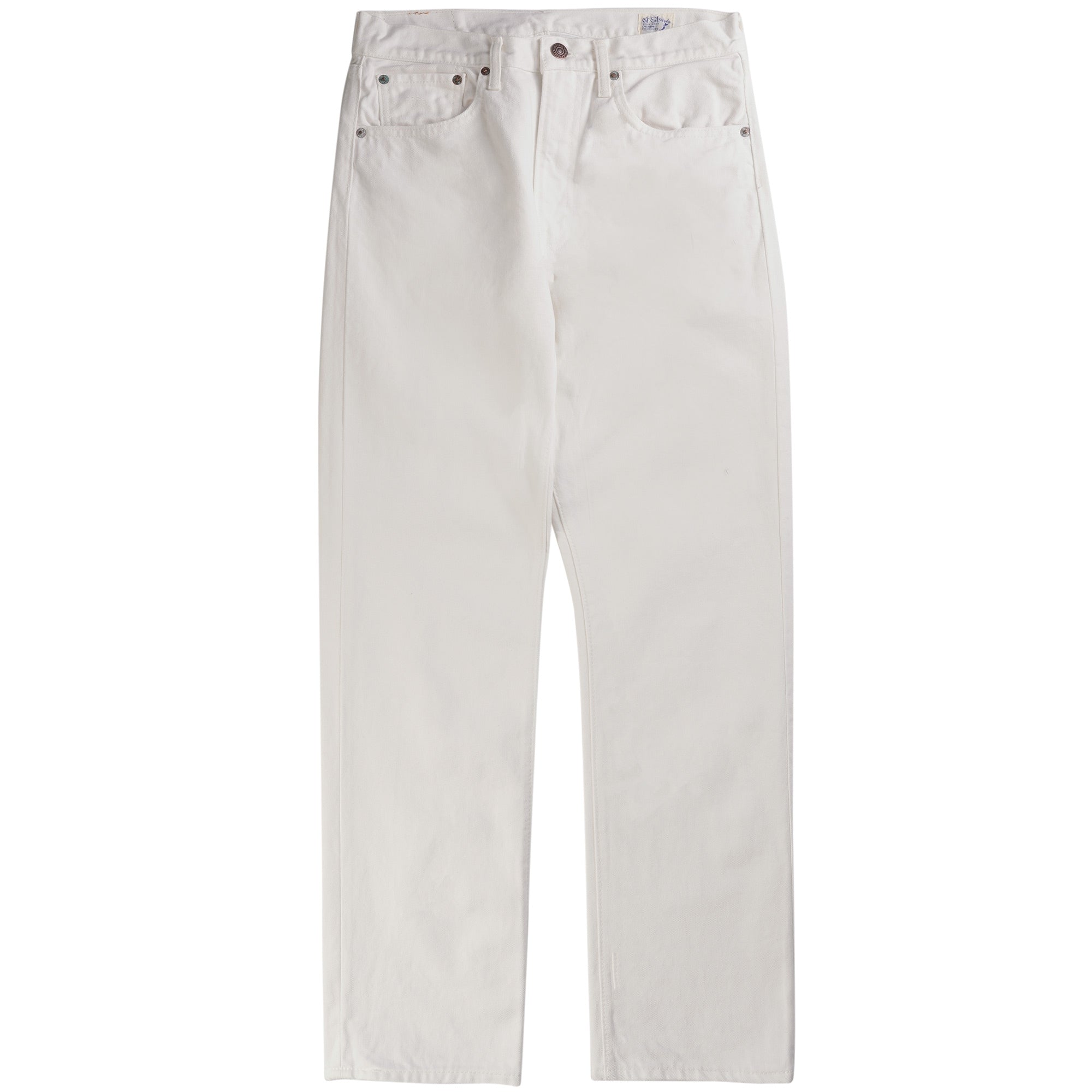 orslow ホワイトデニムパンツ 107　sizeM（2） OrSlow 107 Ivy Fit Jeans - White Denim - 01-0107W-69 – Stuarts London