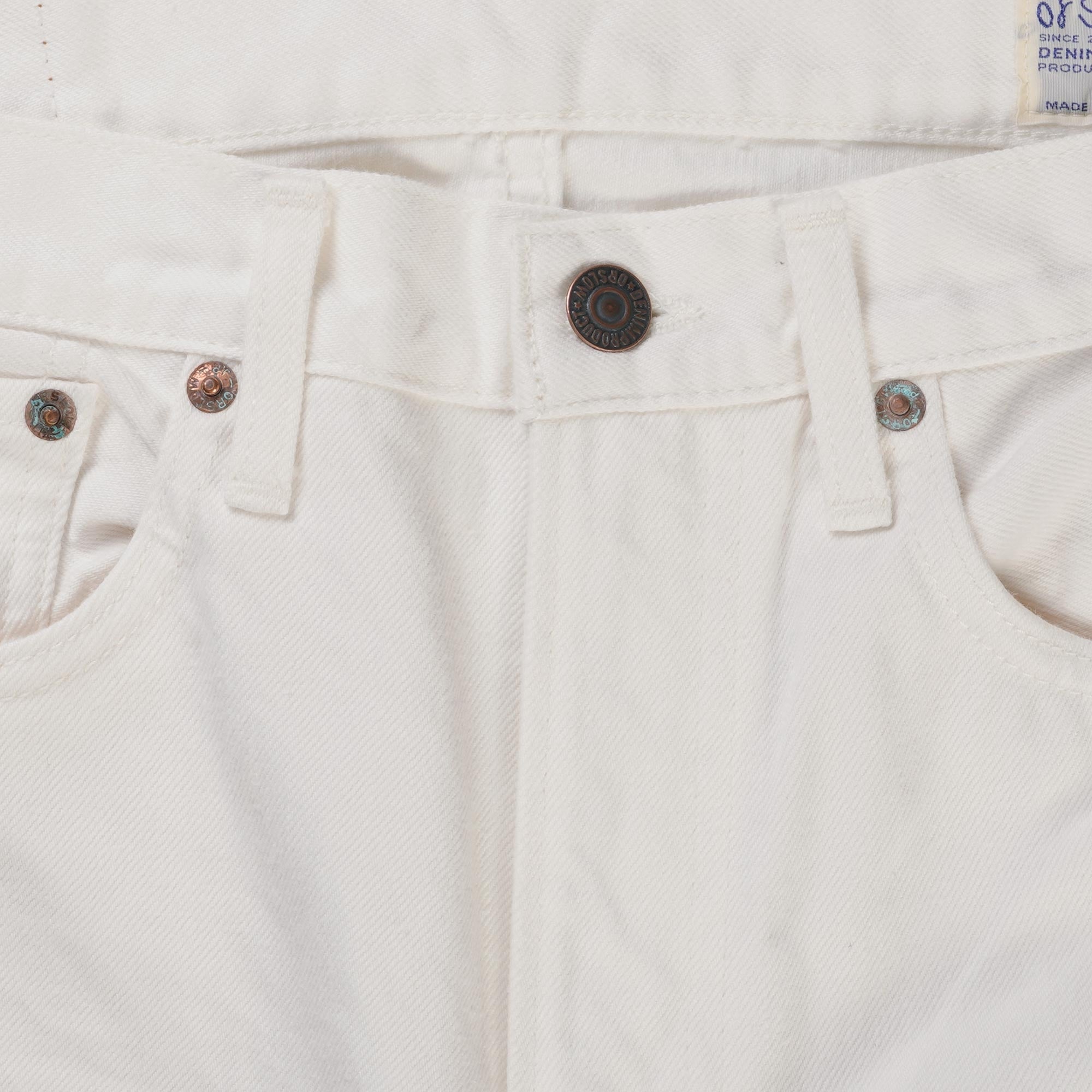 OrSlow 107 Ivy Fit Jeans - White Denim - 01-0107W-69 – Stuarts London