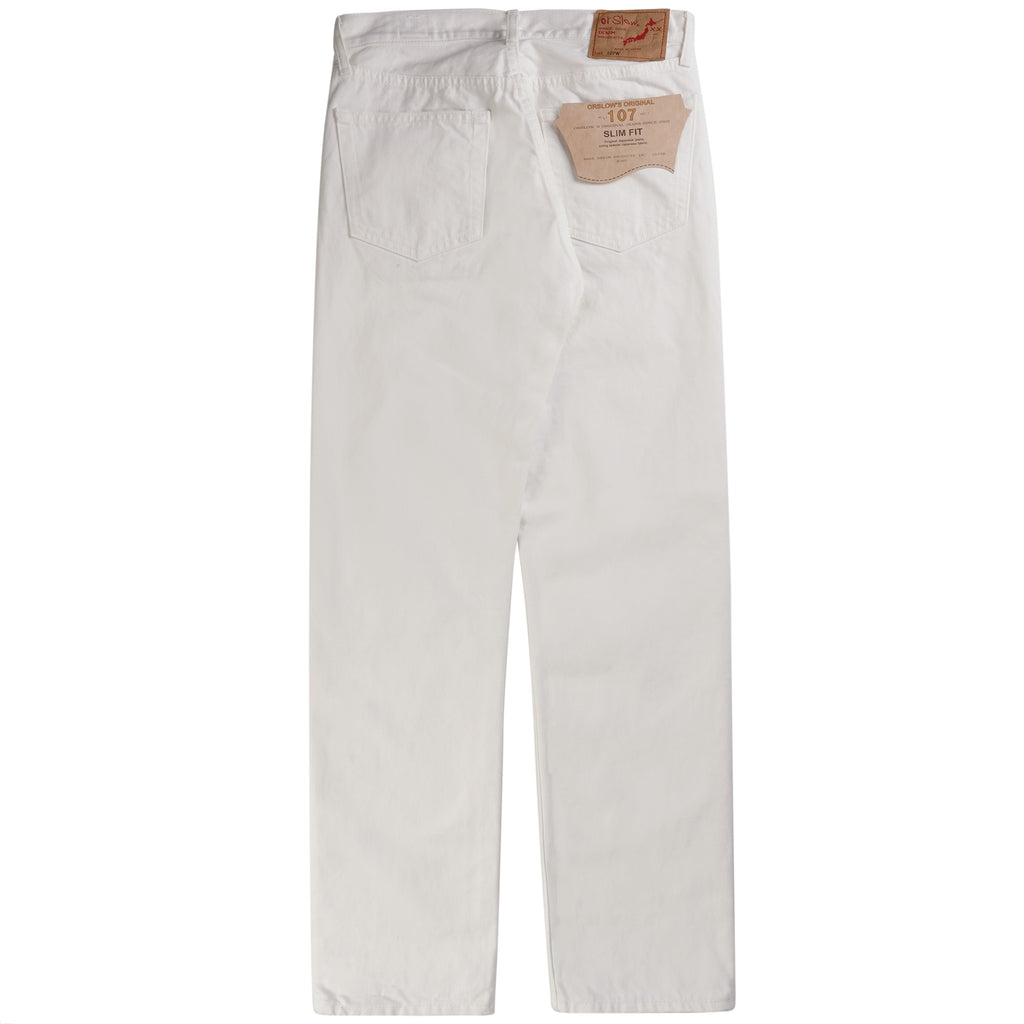 107 Ivy Fit Jeans - White Denim