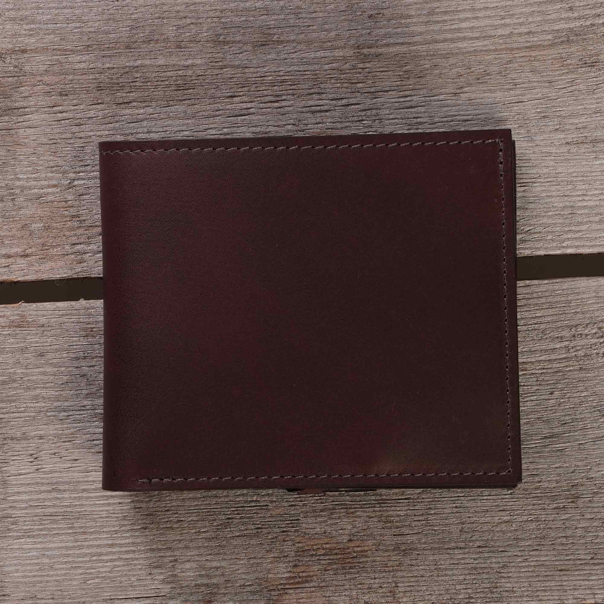 None Of The Above Leather Wallet - Bordeaux