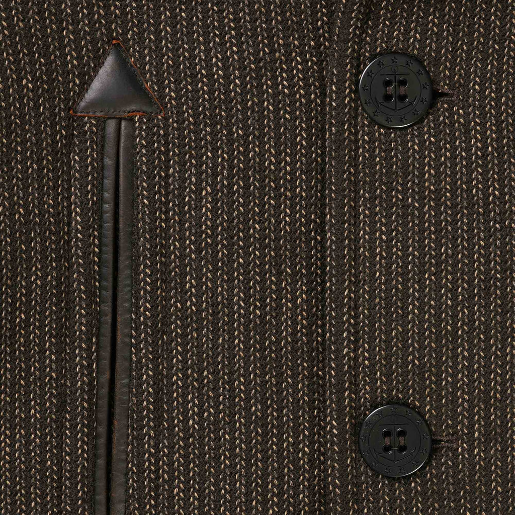 RRL by Ralph Lauren Wool Peacoat Jacket - Charcoal