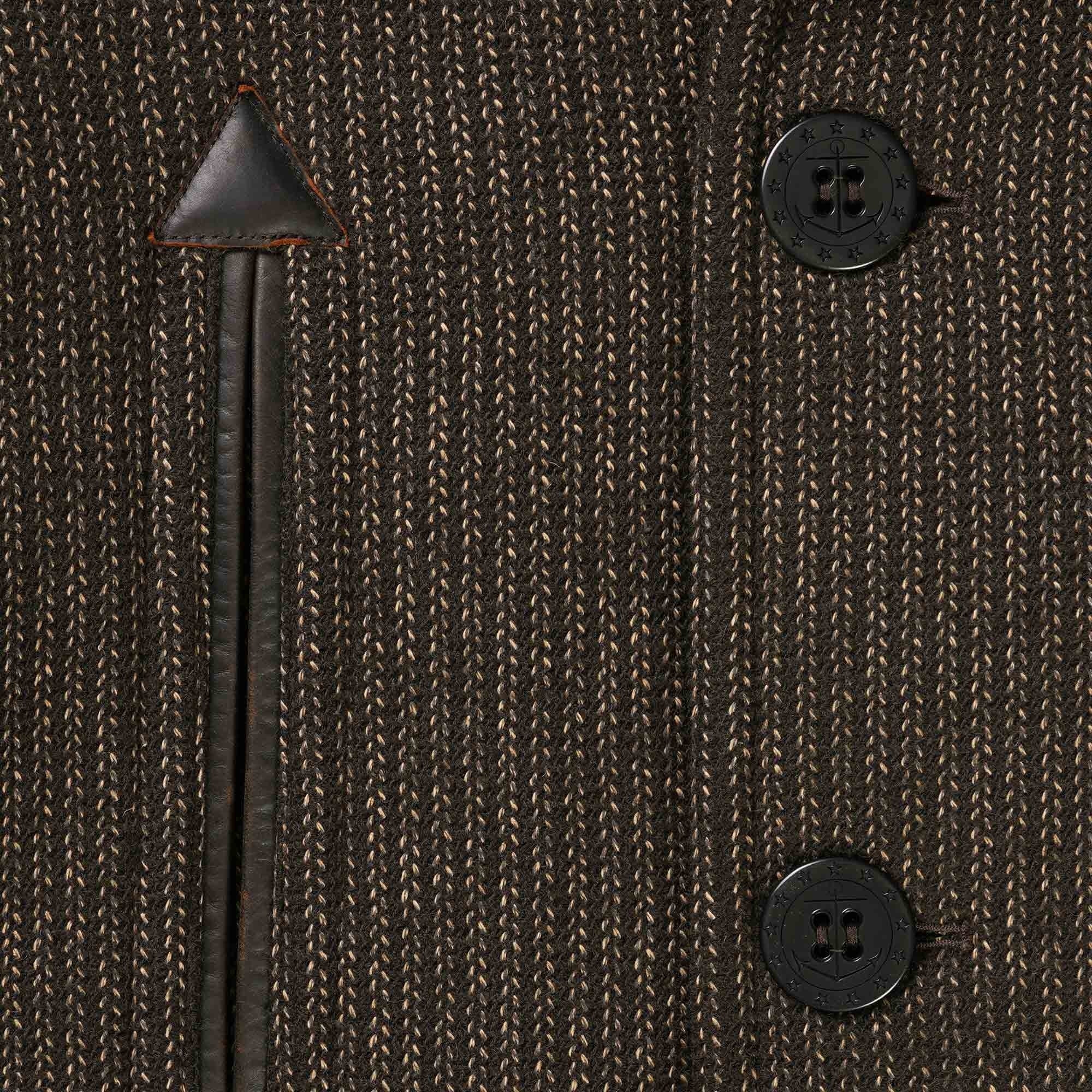 RRL by Ralph Lauren Wool Peacoat Jacket - Charcoal