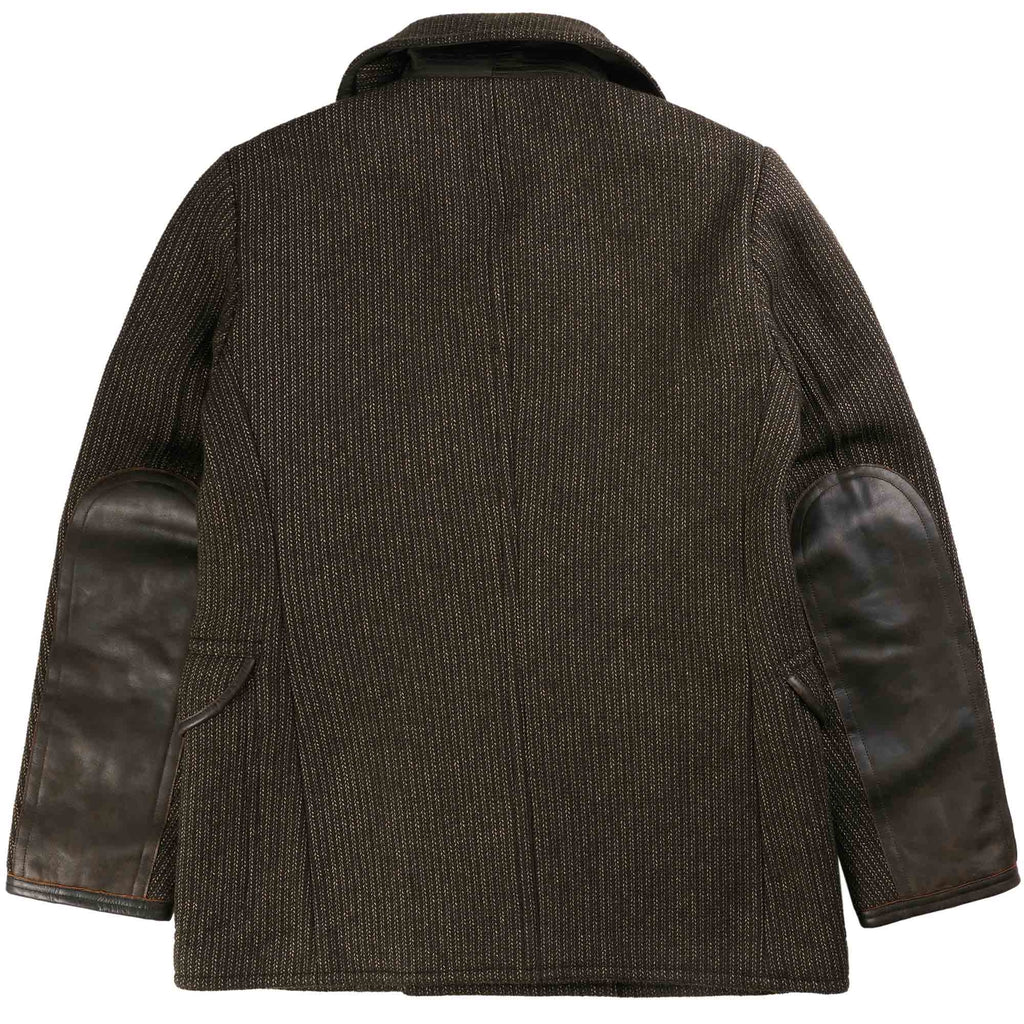 RRL by Ralph Lauren Wool Peacoat Jacket - Charcoal
