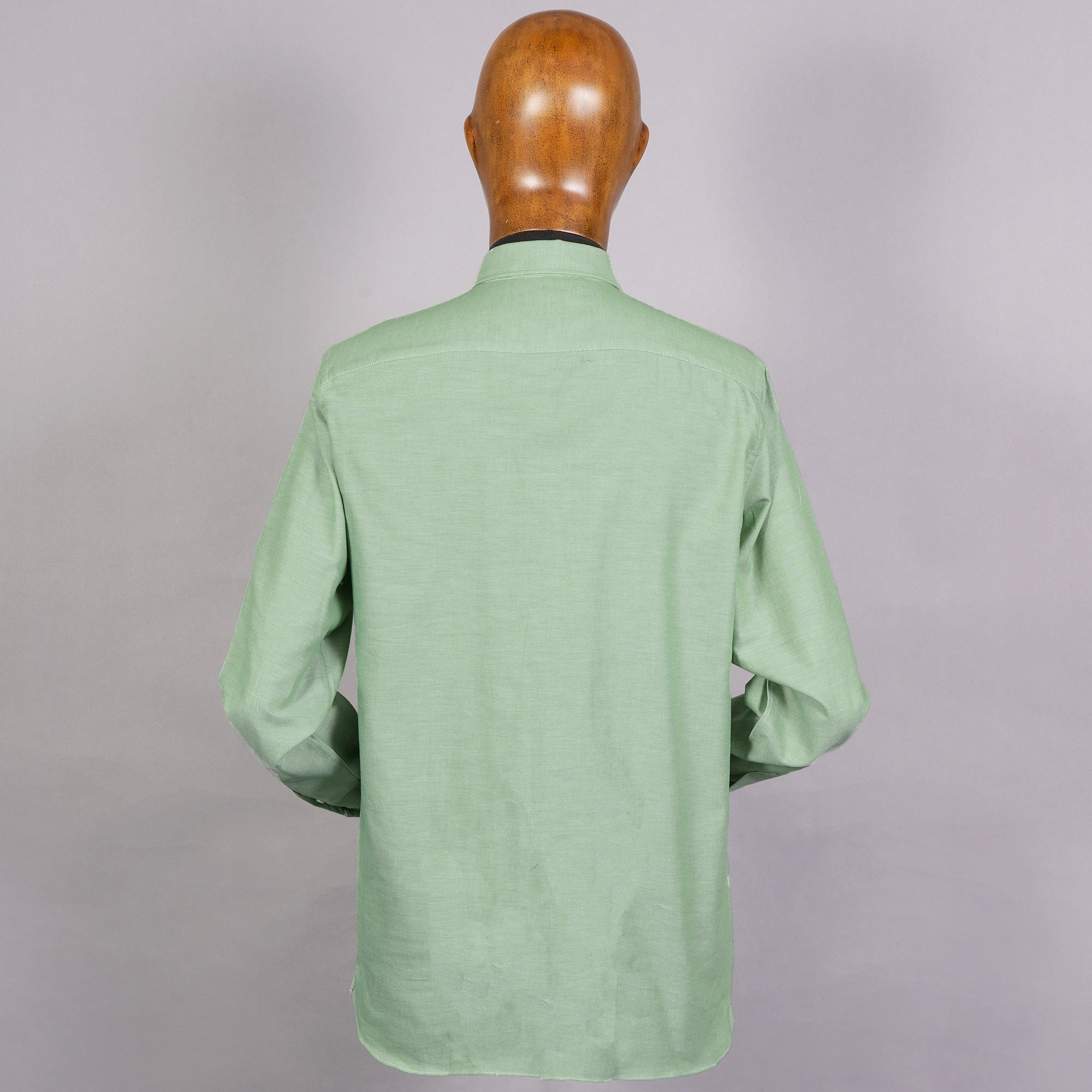 None Of The Above Long Sleeve Button Down Shirt - Sage