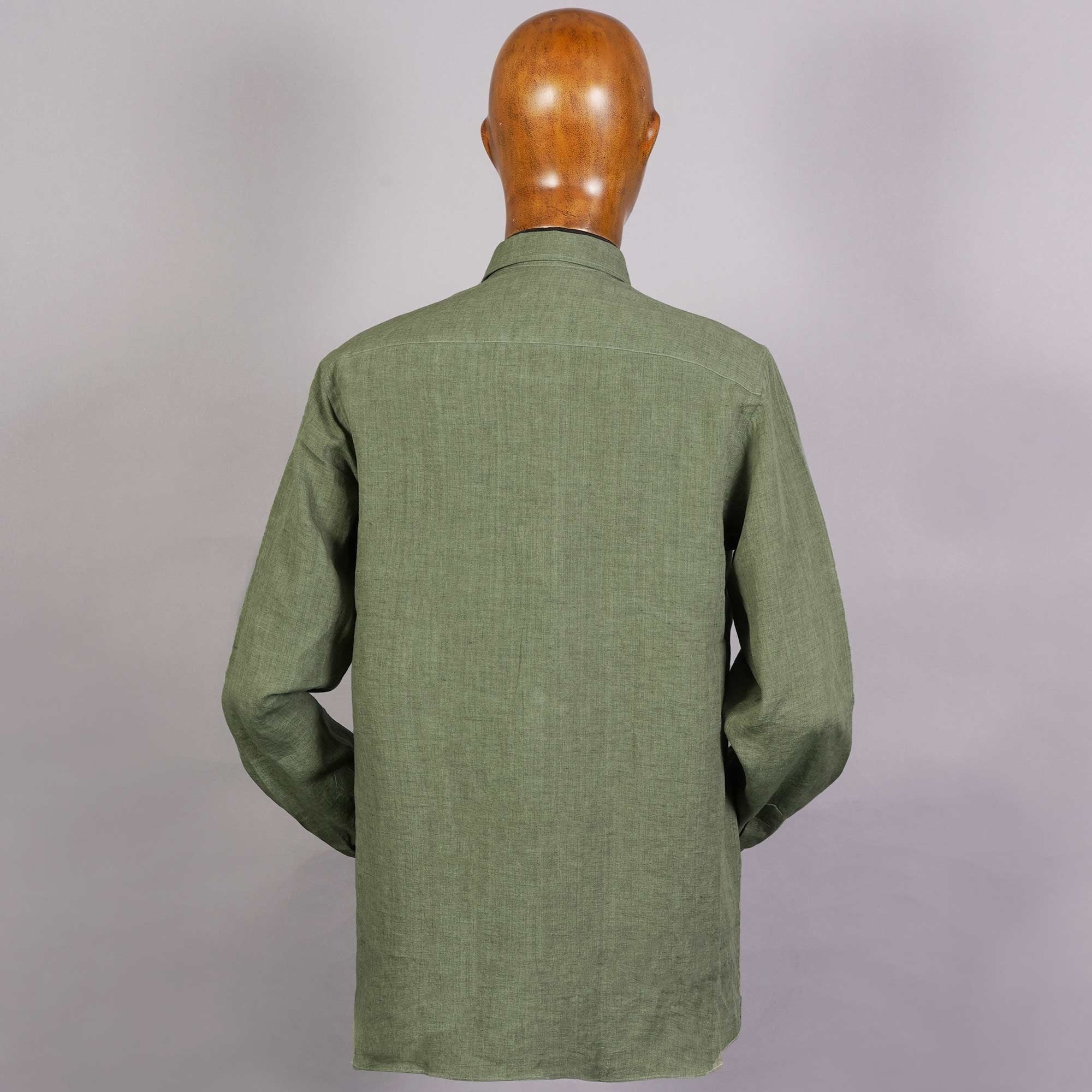 None Of The Above Linen Shirt - Khaki