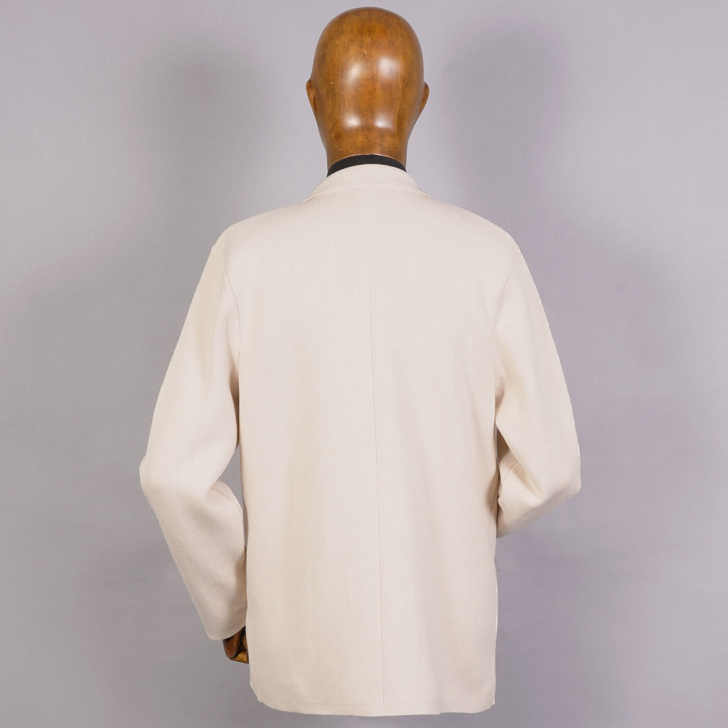 None Of The Above Milano Knit Blazer - Ecru