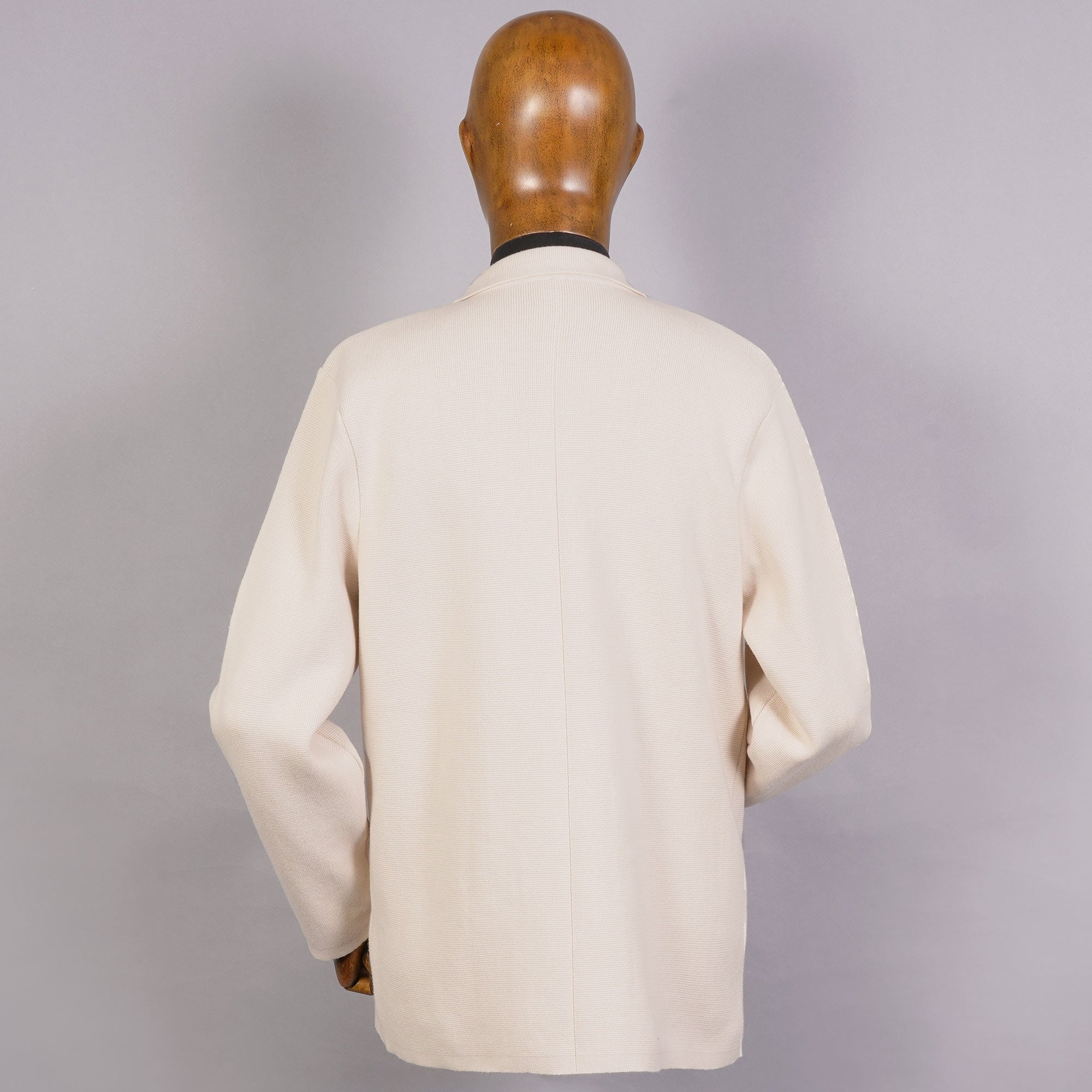 None Of The Above Milano Knit Blazer - Ecru