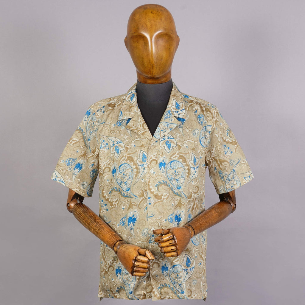 None Of The Above Camicia Bowling Shirt - Gold