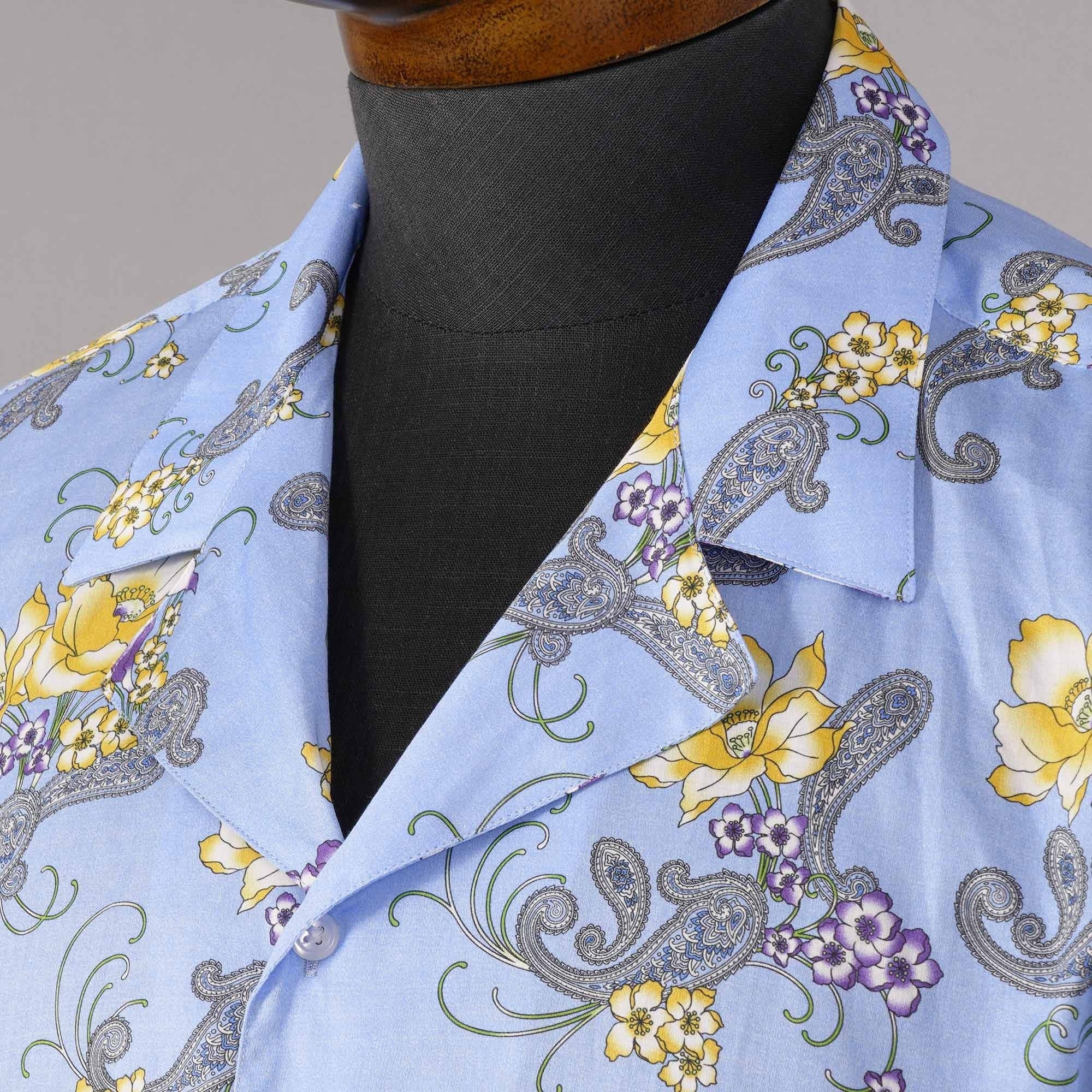 None Of The Above Camicia Bowling Shirt - Blue