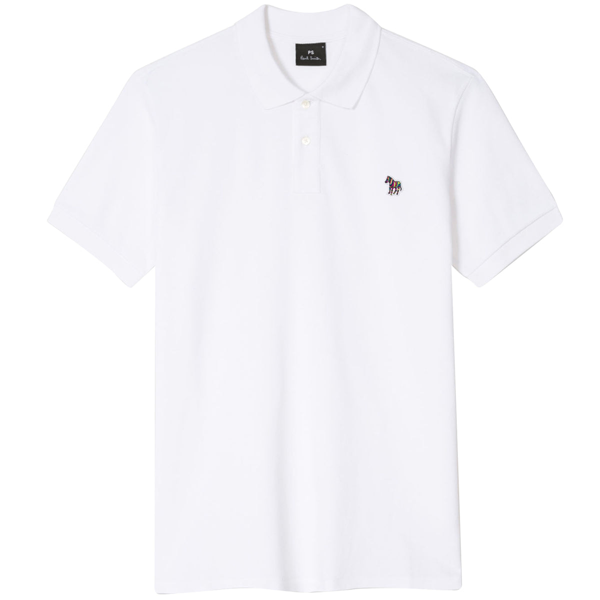 Paul Smith Cotton-PiquŽ Zebra Polo Shirt - White – Stuarts London