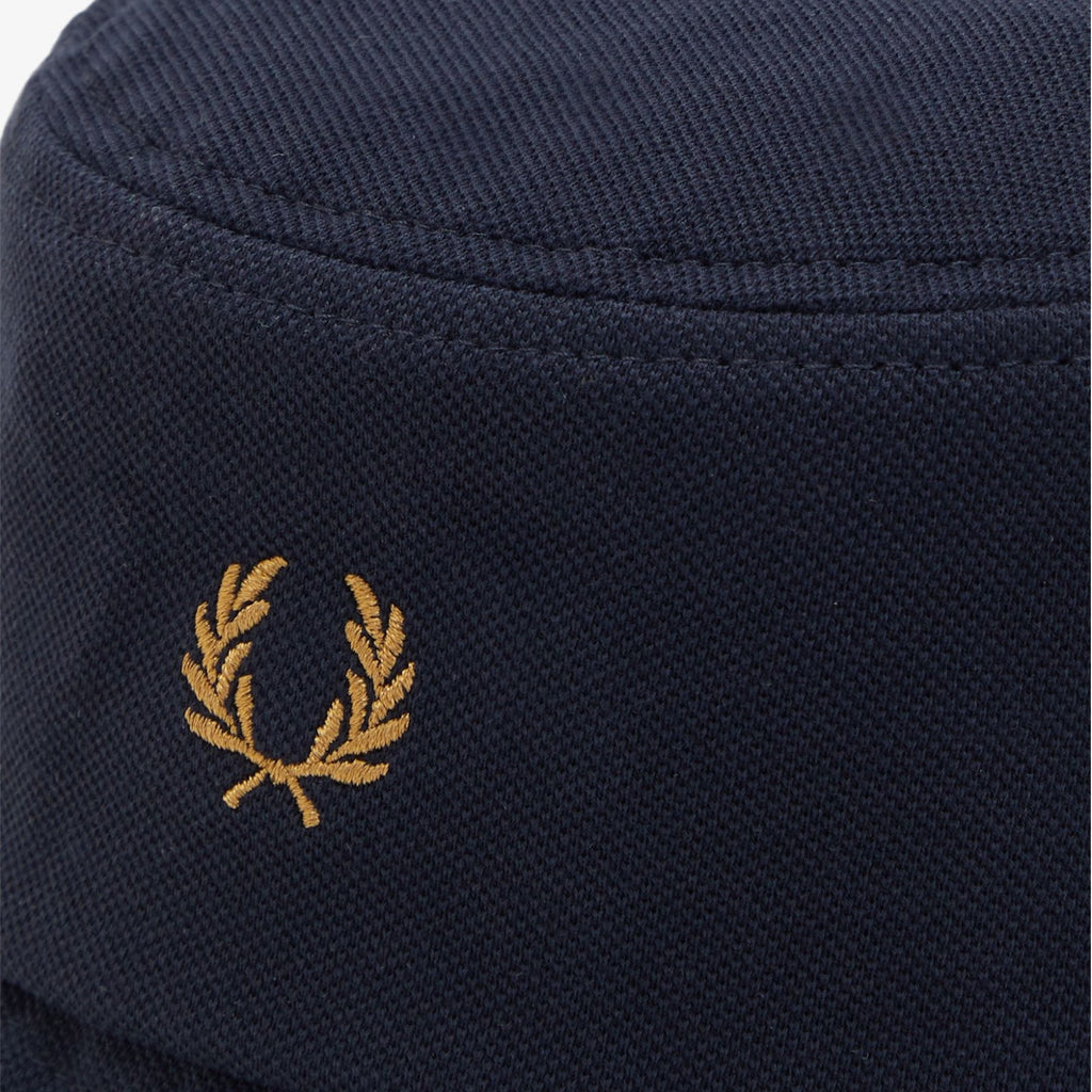 Fred Perry Classic Piqu  Bucket Hat - Navy