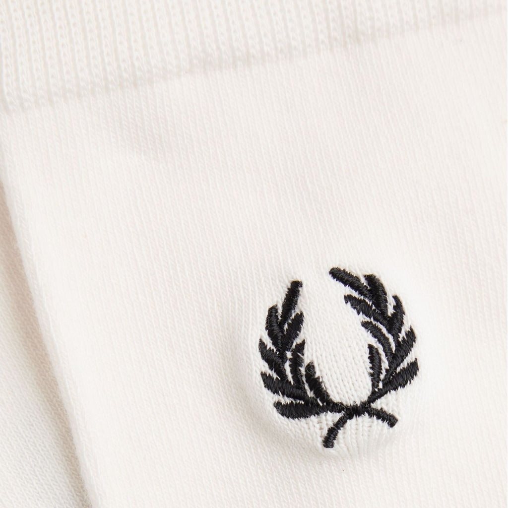 Fred Perry Classic Laurel Wreath Sock - White