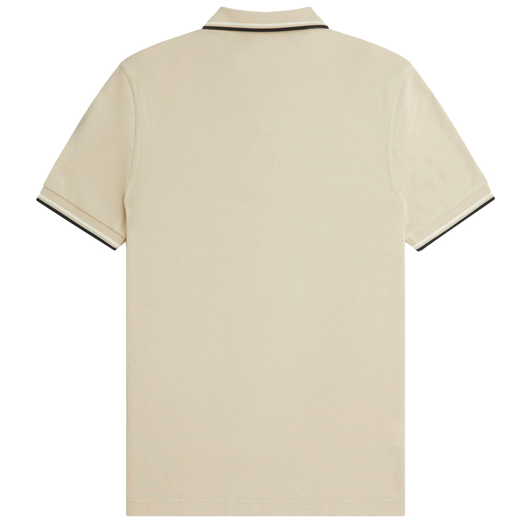 Fred Perry M3600 Twin Tipped Polo Shirt - Oatmeal