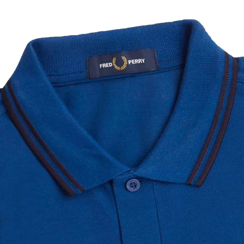 Fred Perry M3600 Twin Tipped Polo Shirt - Cobalt