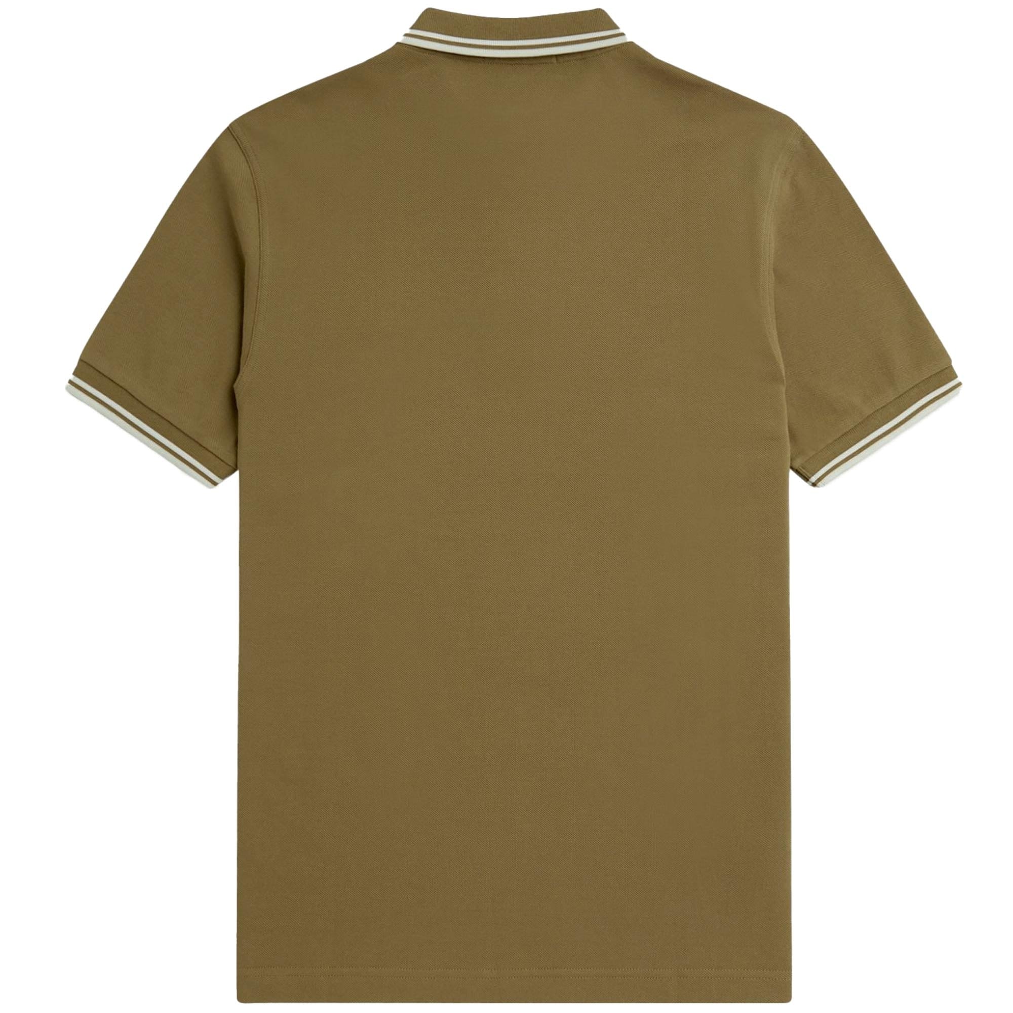 Fred Perry M3600 Twin Tipped Polo Shirt - Warm Stone
