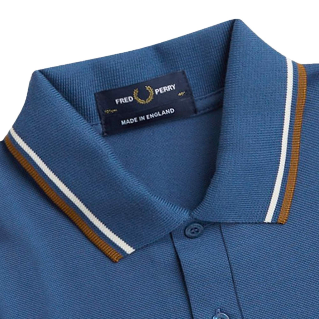 Fred Perry Reissues M12 Twin Tipped Polo Shirt - Midnight