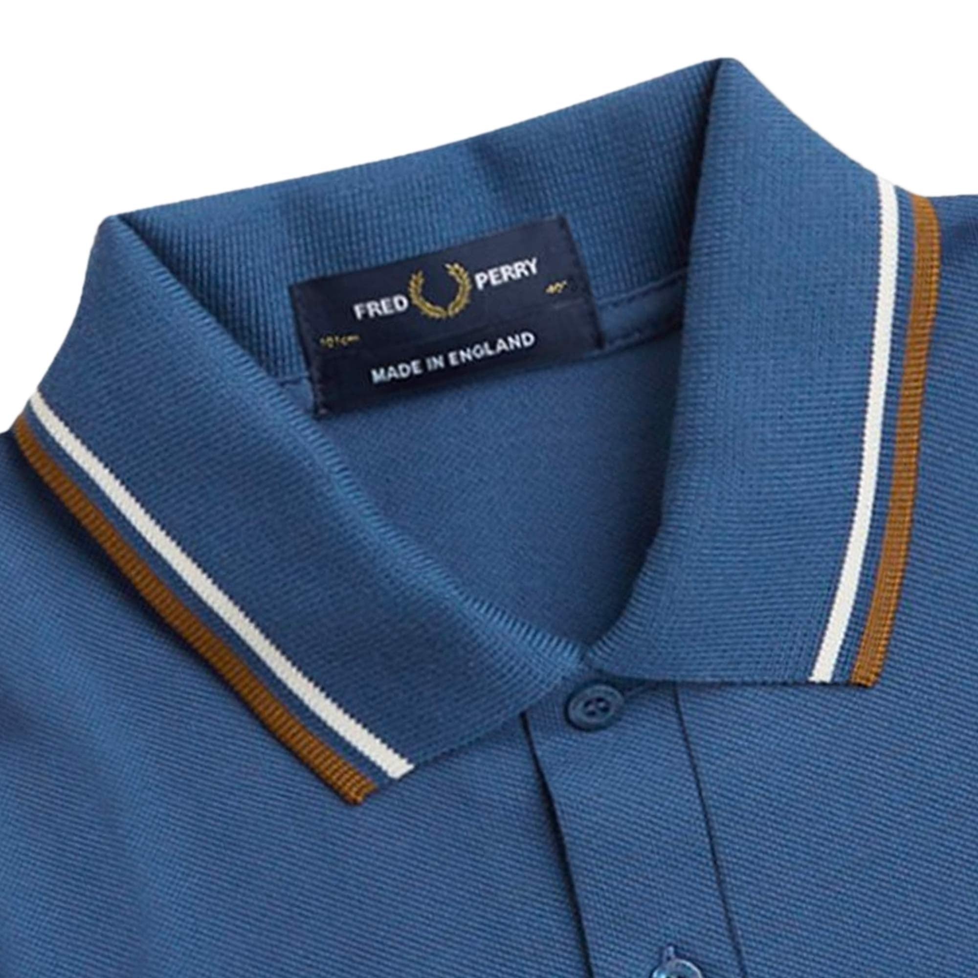 Fred Perry Reissues M12 Twin Tipped Polo Shirt - Midnight