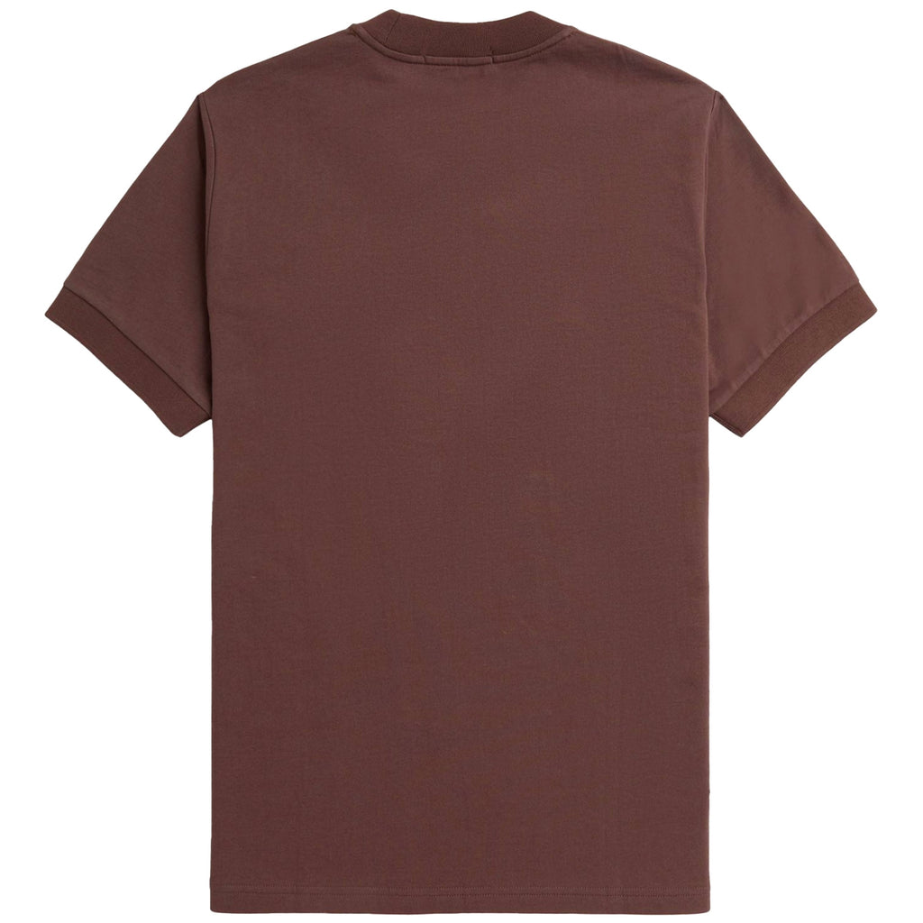 Fred Perry Loopback Jersey Pocket T-Shirt - Carrington Brick