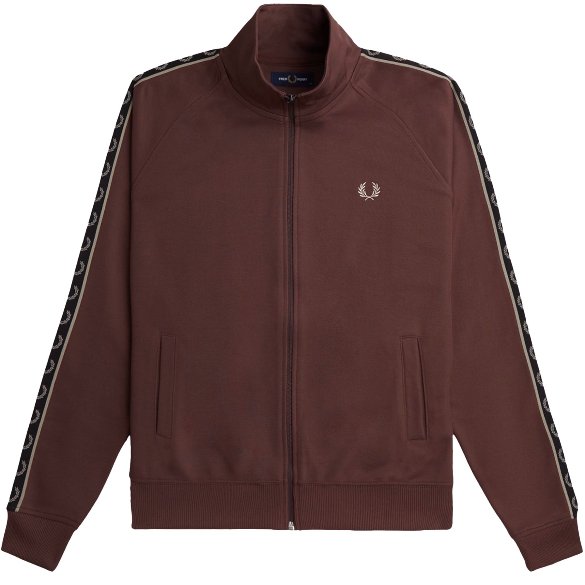 Fred Perry Contrast Tape Track Jacket - Carrington Brick