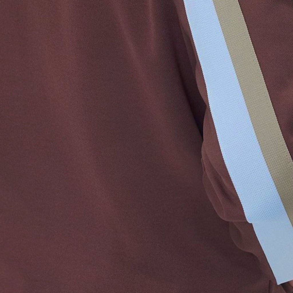 Fred Perry Tape Detail Collared Track Jacket - Carrington Brick