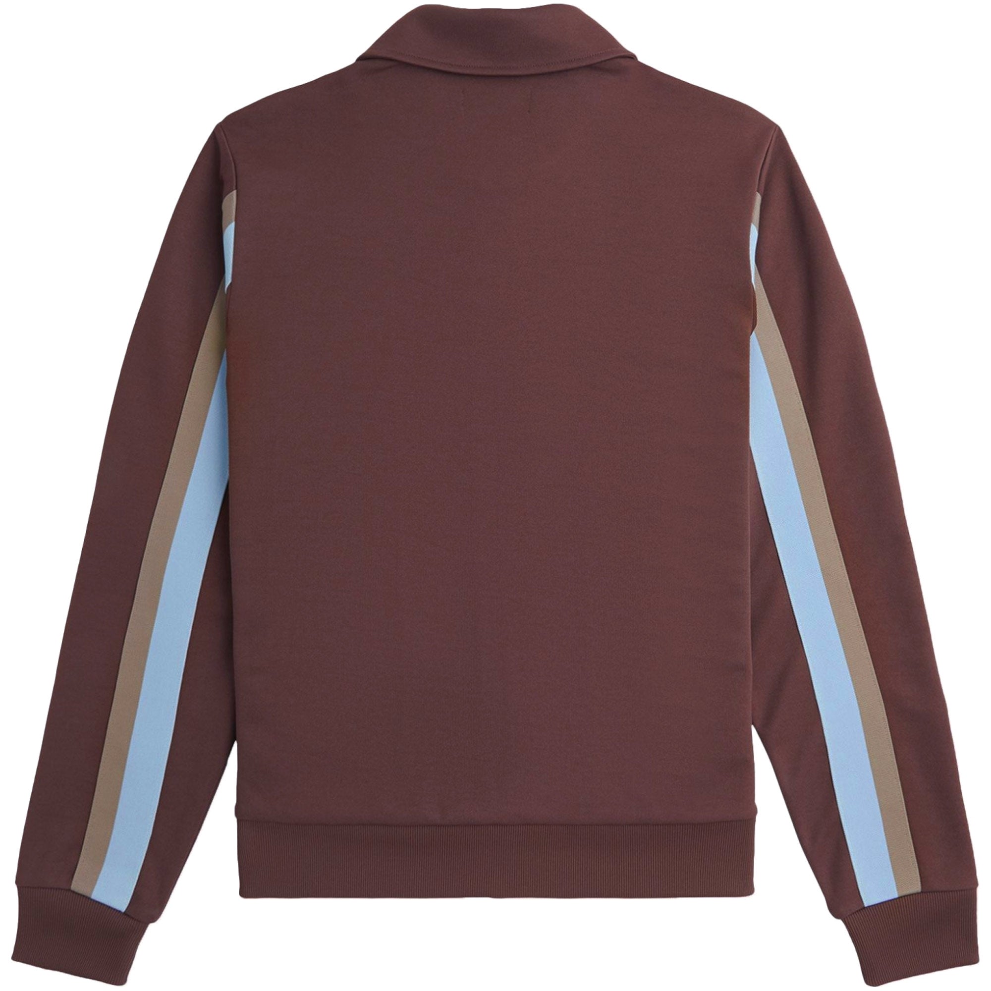 Fred Perry Tape Detail Collared Track Jacket - Carrington Brick