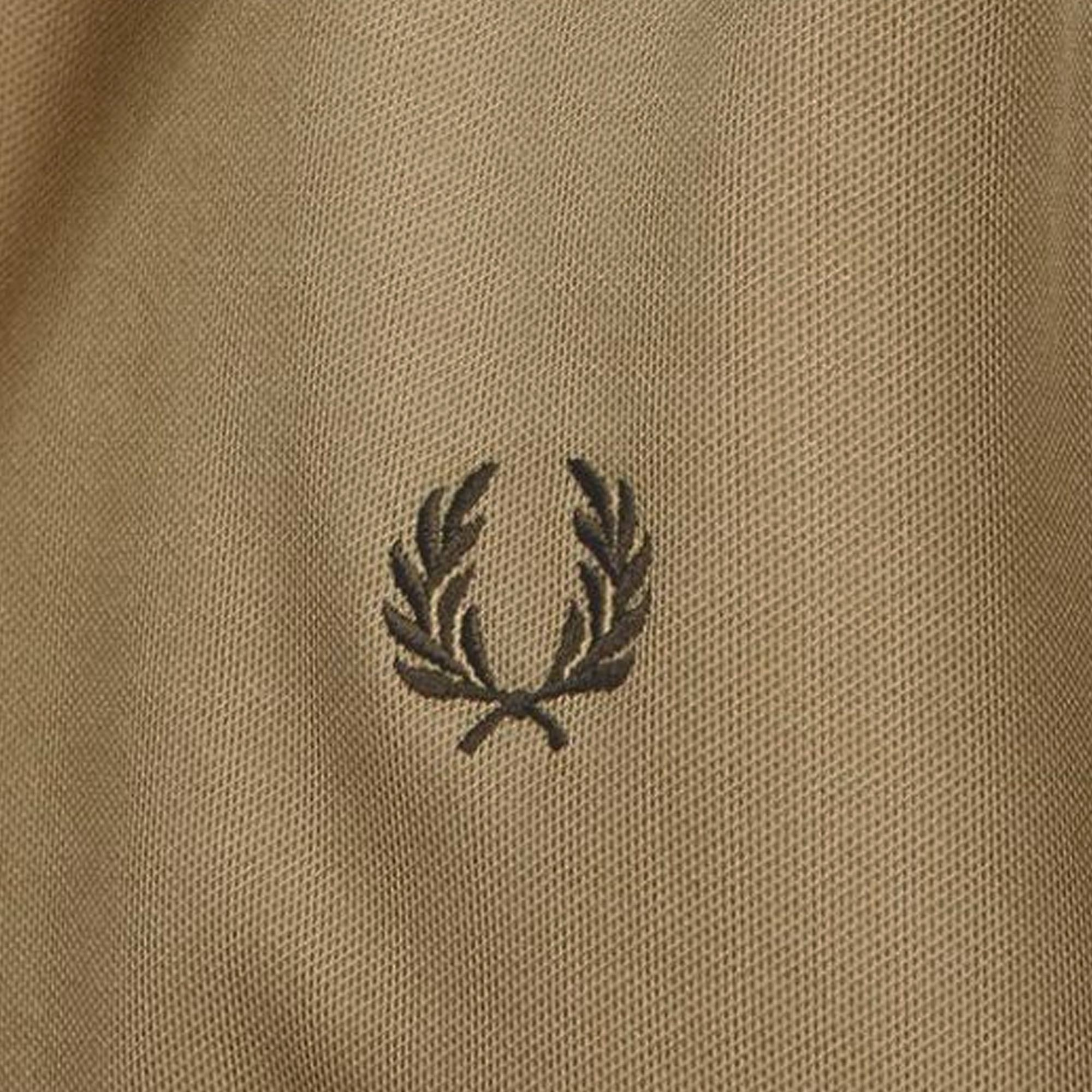 Fred Perry Tape Detail Track Jacket - Warm Stone