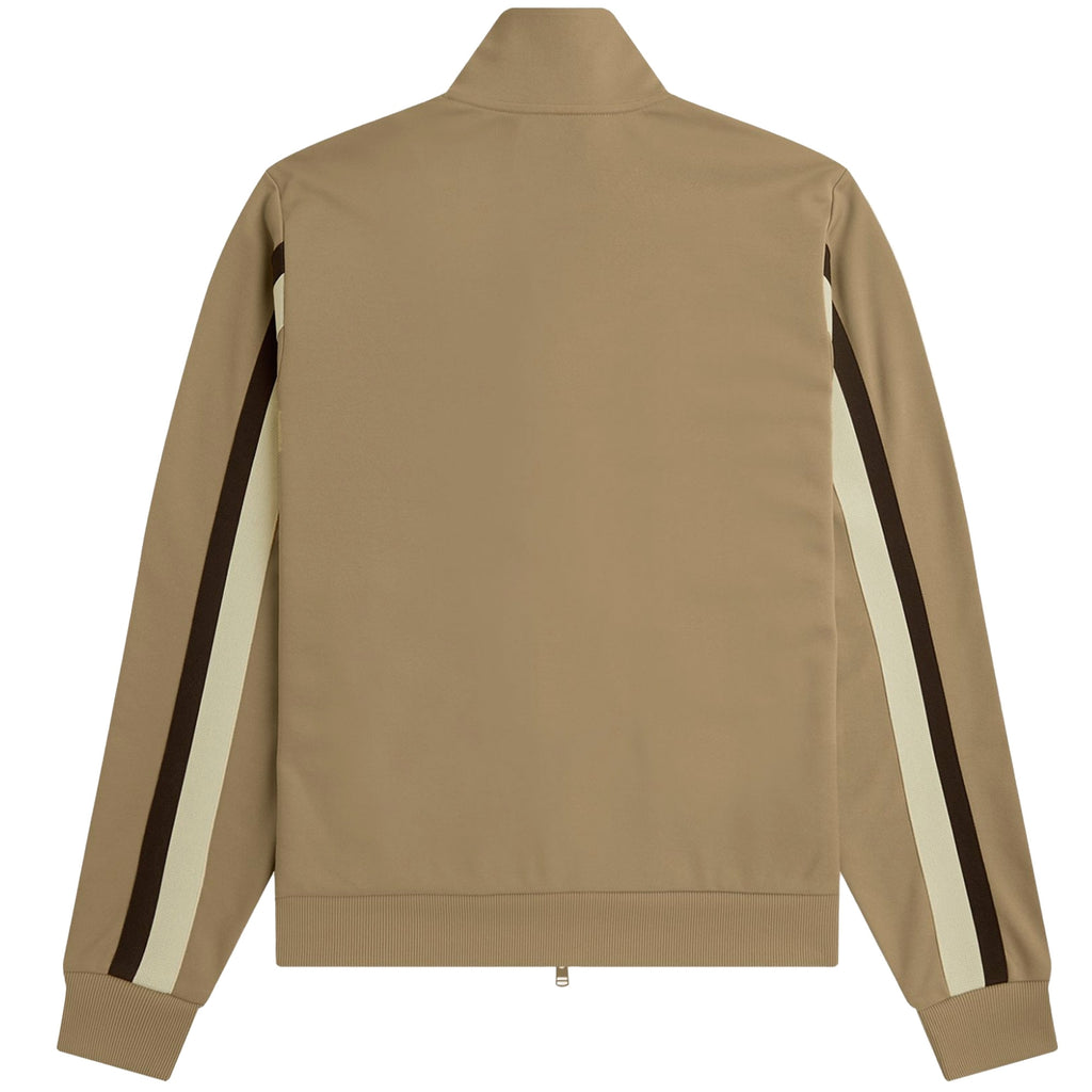 Fred Perry Tape Detail Track Jacket - Warm Stone